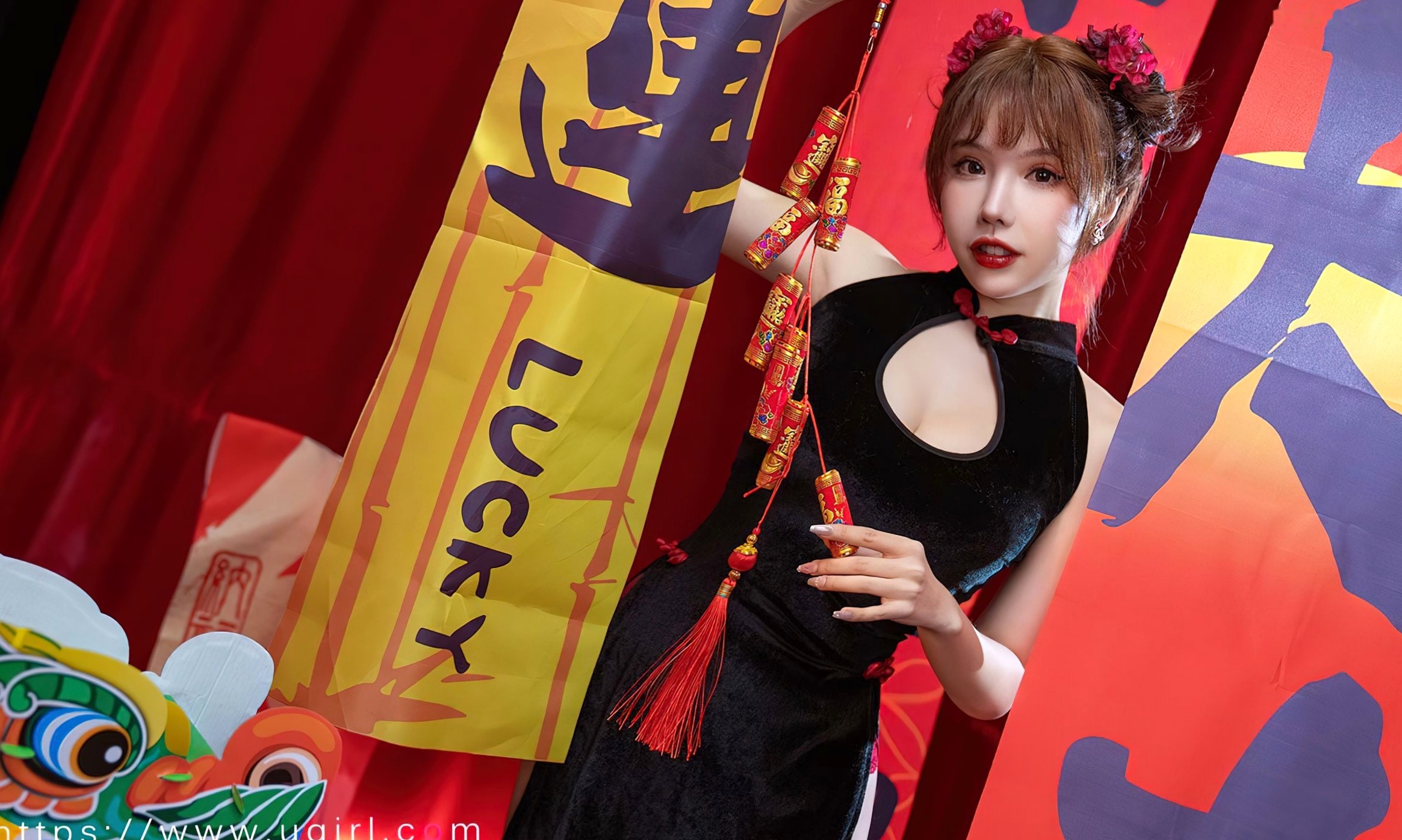 Gallery - UGirlsApp尤果圈 - Chiness Model 爱尤物 - Love Beauty -2769-妮小妖-《新年快乐》-2024.01.26爱尤物 - Love Beauty  妮小妖女神私房照_秀色女神 - image 30