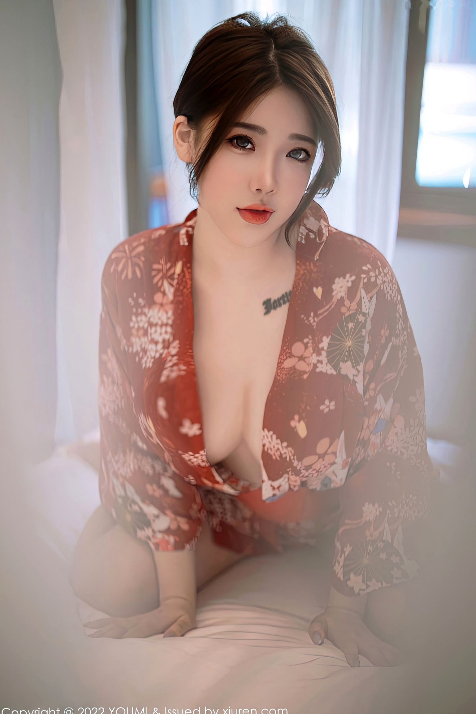 Gallery - YouMi尤蜜荟 - Chiness Model -865-小海臀Rena-西双版纳旅拍红色日式和服-性感私房照-诱惑写真尤蜜荟 - Chiness Model 和服私房照性感美臀 玲奈女神私房照_秀色女神 - image 14