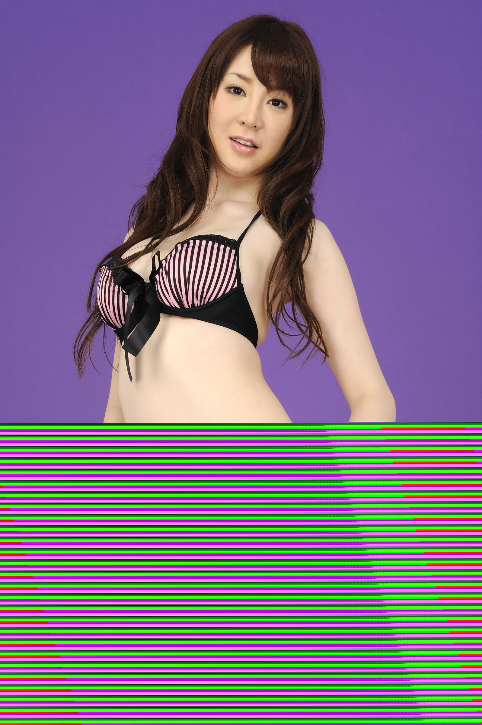 中村优子 [RQ-STAR]高清写真图NO.00127 Swim Suits – Black x Pink