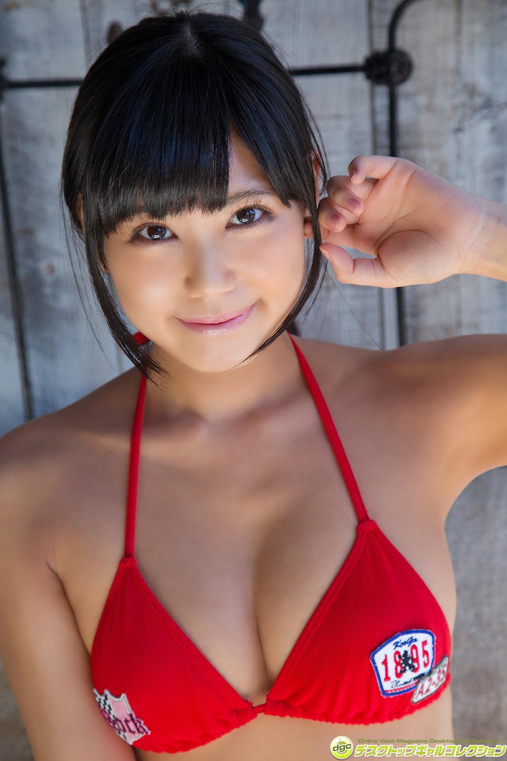 篠原冴美- [DGC]高清写真图 No.1365 爽やかな笑顔が眩しいマシュマロGカップ！