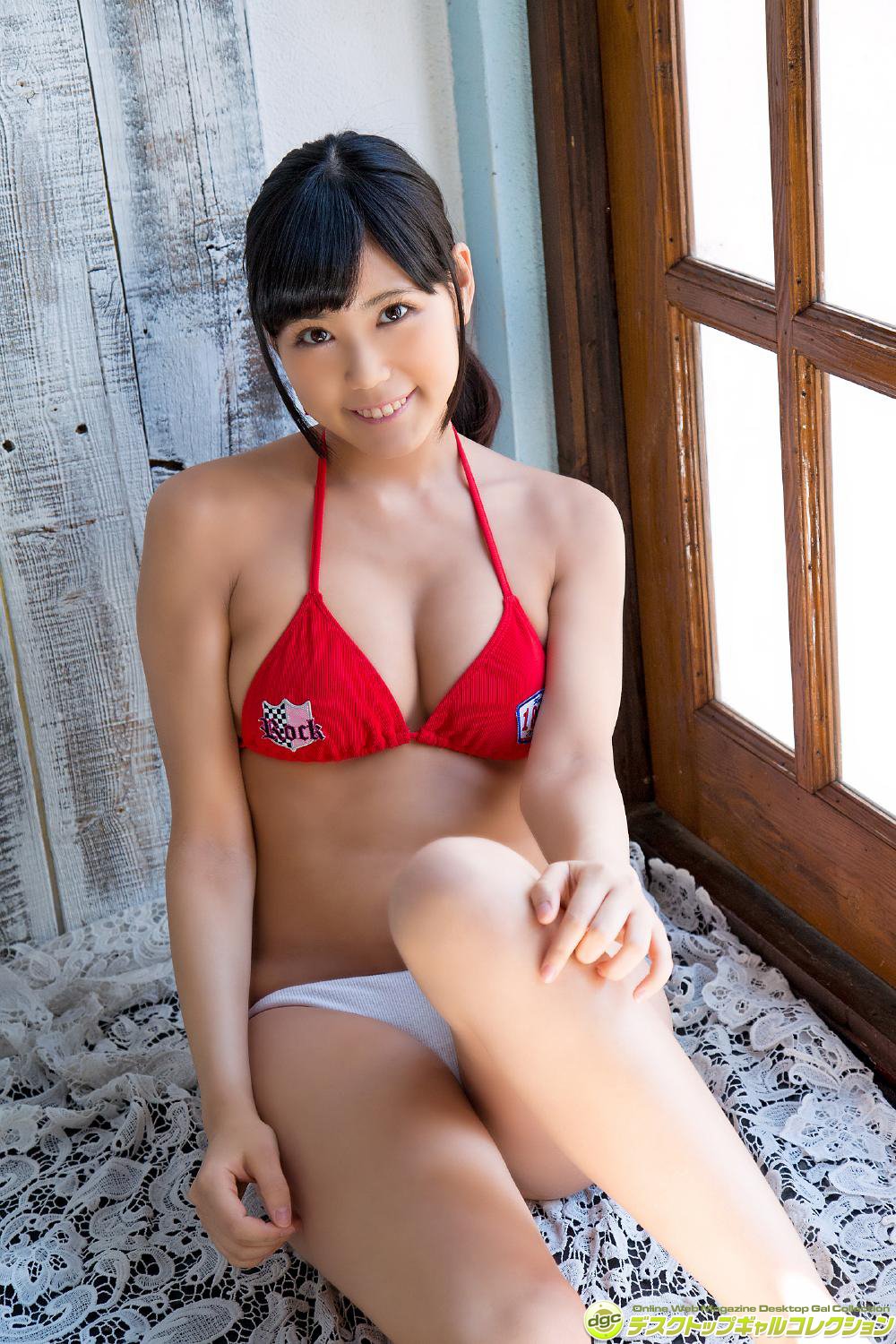 篠原冴美- [DGC]高清写真图 No.1365 爽やかな笑顔が眩しいマシュマロGカップ！