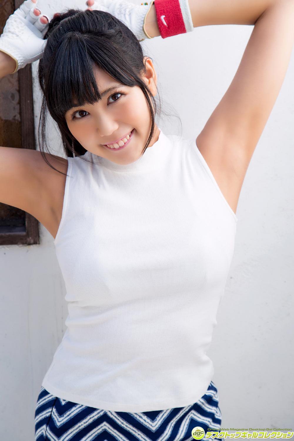 篠原冴美- [DGC]高清写真图 No.1365 爽やかな笑顔が眩しいマシュマロGカップ！