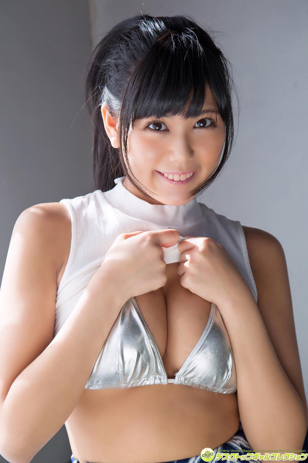 篠原冴美- [DGC]高清写真图 No.1365 爽やかな笑顔が眩しいマシュマロGカップ！