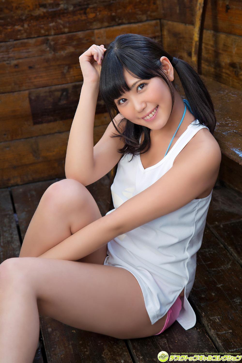 篠原冴美- [DGC]高清写真图 No.1365 爽やかな笑顔が眩しいマシュマロGカップ！