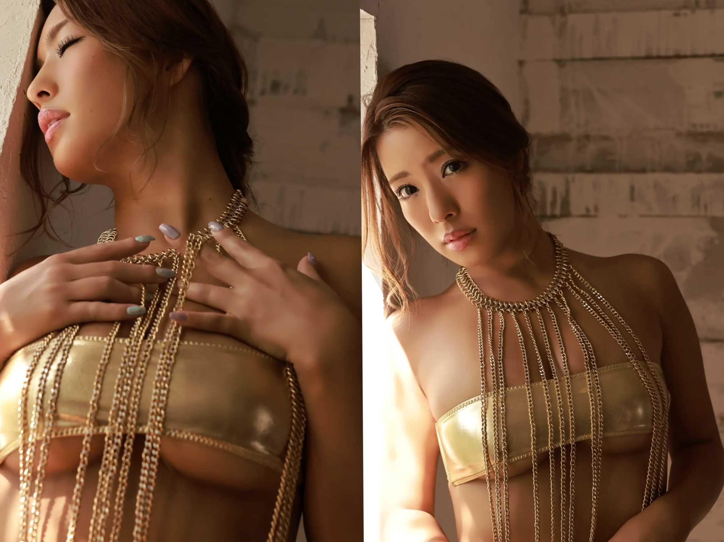 橋本梨菜 - GOLDEN GIRL [28P] 金色比基尼小麦色性感写真