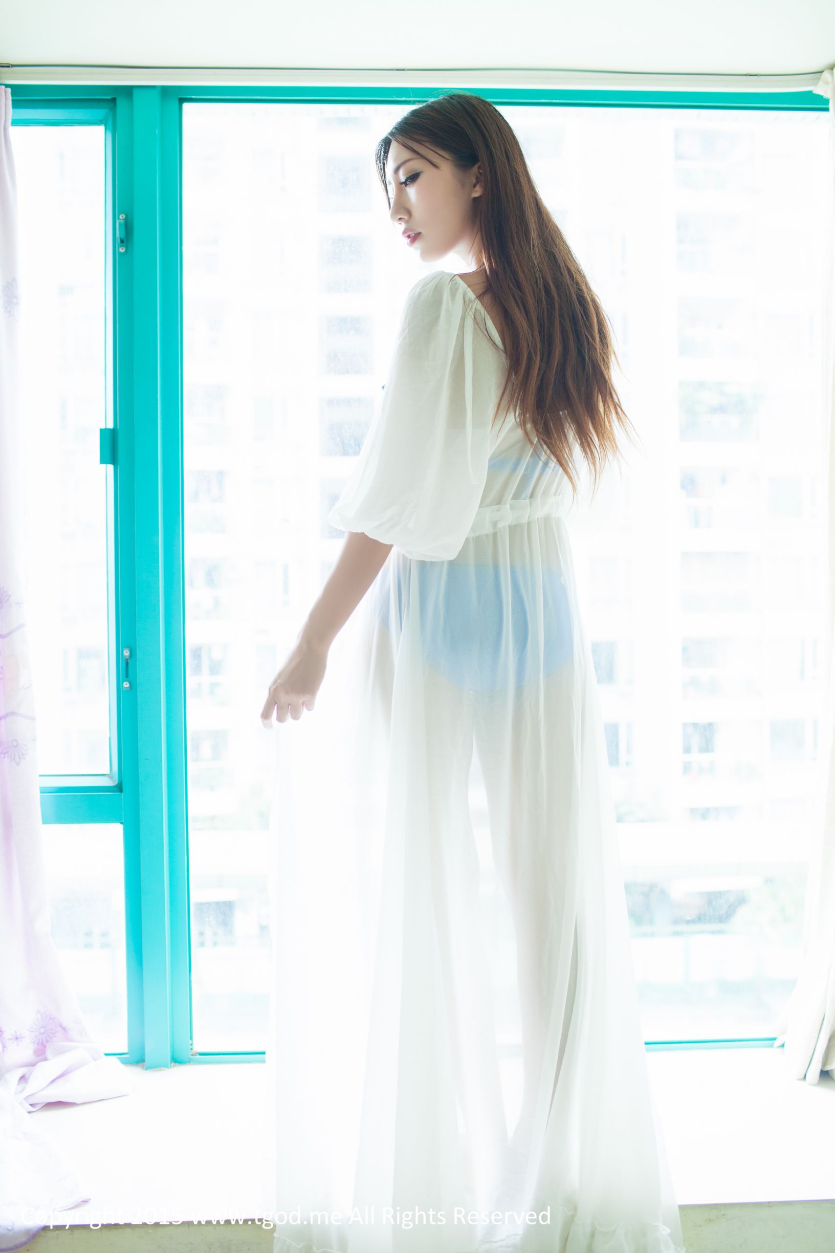 霸气欣欣爷-妻子的诱惑+湿身写真图 [TGOD推女神]高清写真图
