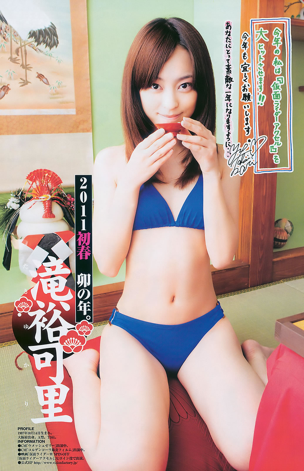 [Weekly Playboy]高清写真图2011 No.06-07 筱田麻里子 西田麻衣 滝裕可里 森田凉花 内田理央 北川富纪子 西田有沙