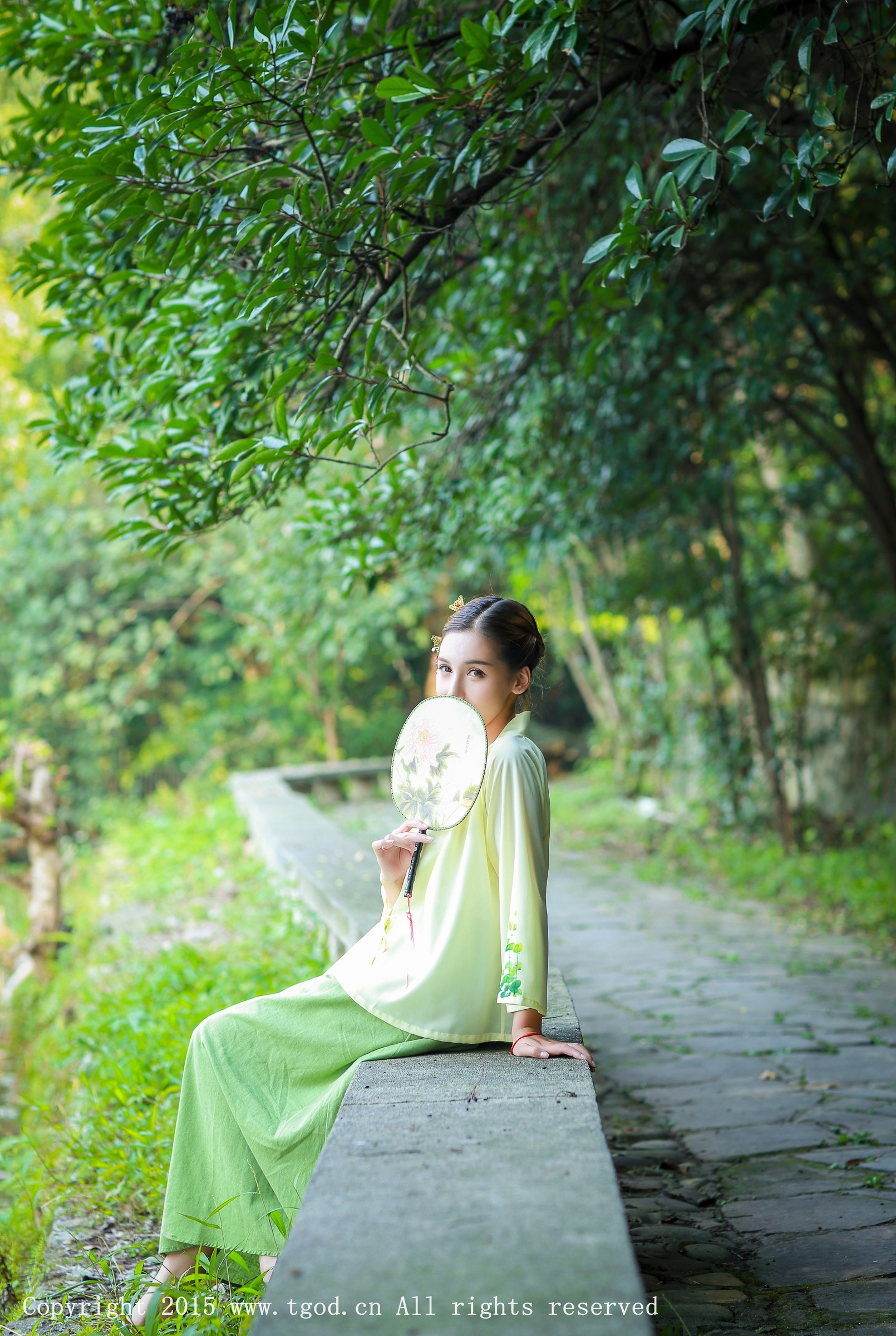 艾希Ice [TGOD推女神]高清写真图清新汉服之艾希女神 ~
