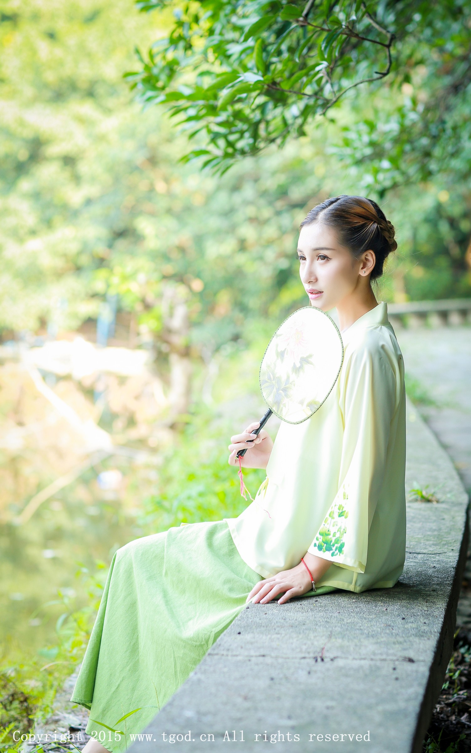 艾希Ice [TGOD推女神]高清写真图清新汉服之艾希女神 ~