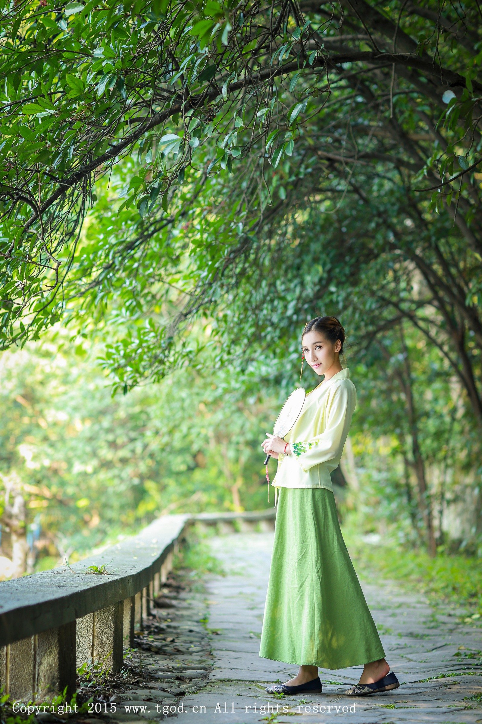 艾希Ice [TGOD推女神]高清写真图清新汉服之艾希女神 ~