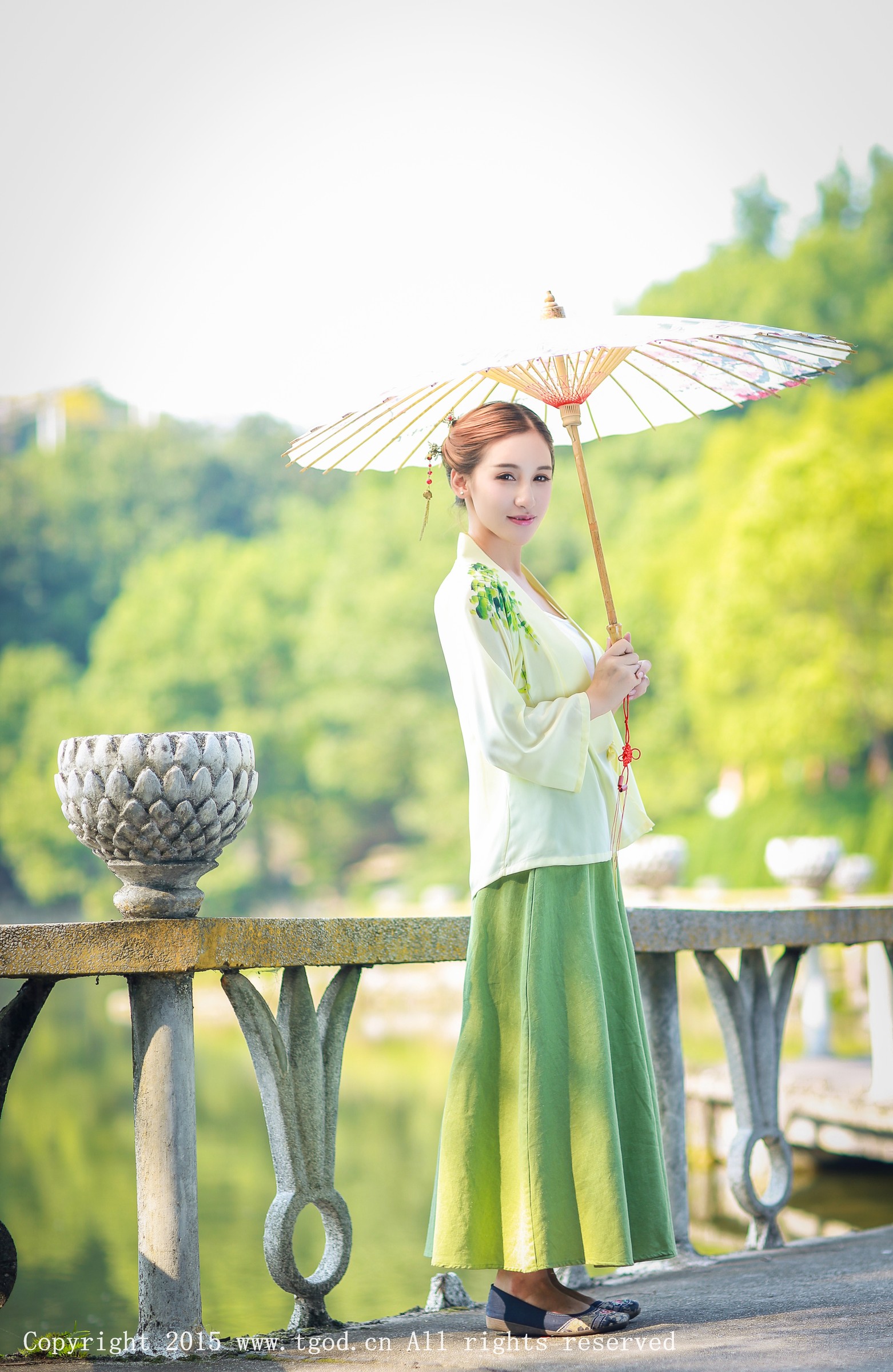 艾希Ice [TGOD推女神]高清写真图清新汉服之艾希女神 ~