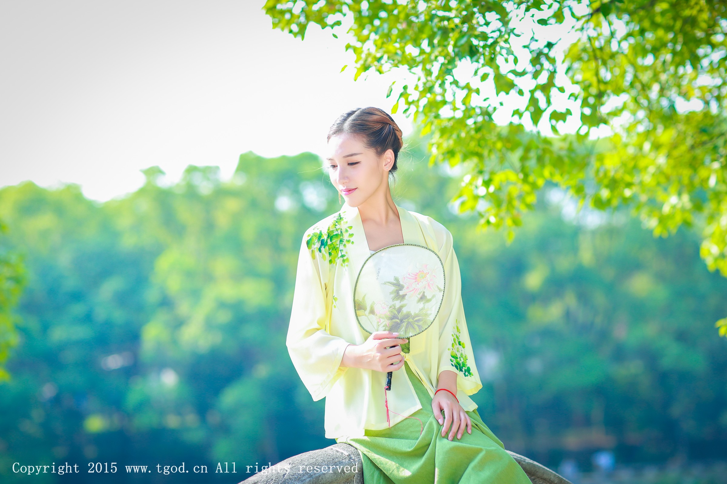 艾希Ice [TGOD推女神]高清写真图清新汉服之艾希女神 ~