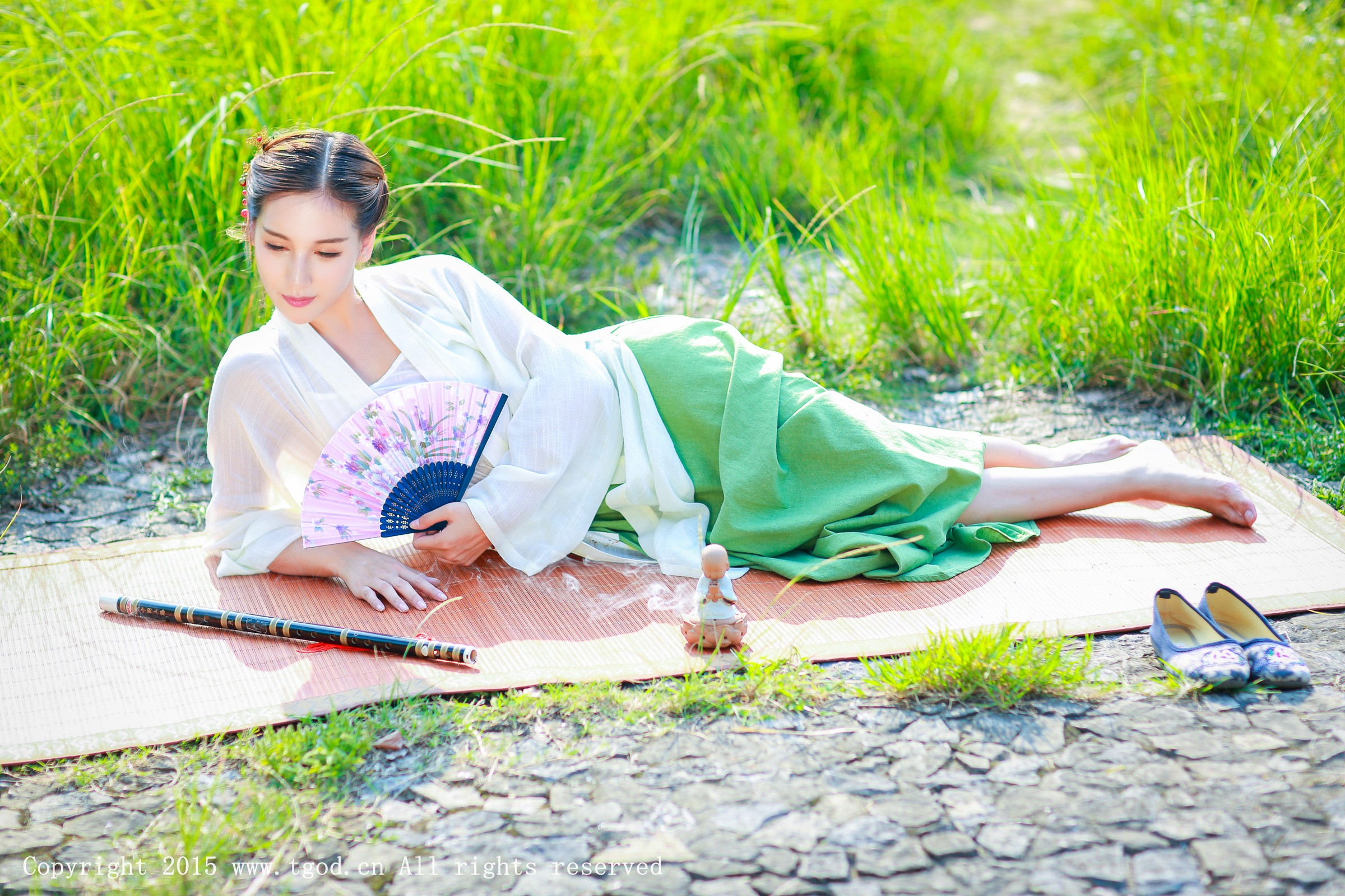 艾希Ice [TGOD推女神]高清写真图清新汉服之艾希女神 ~