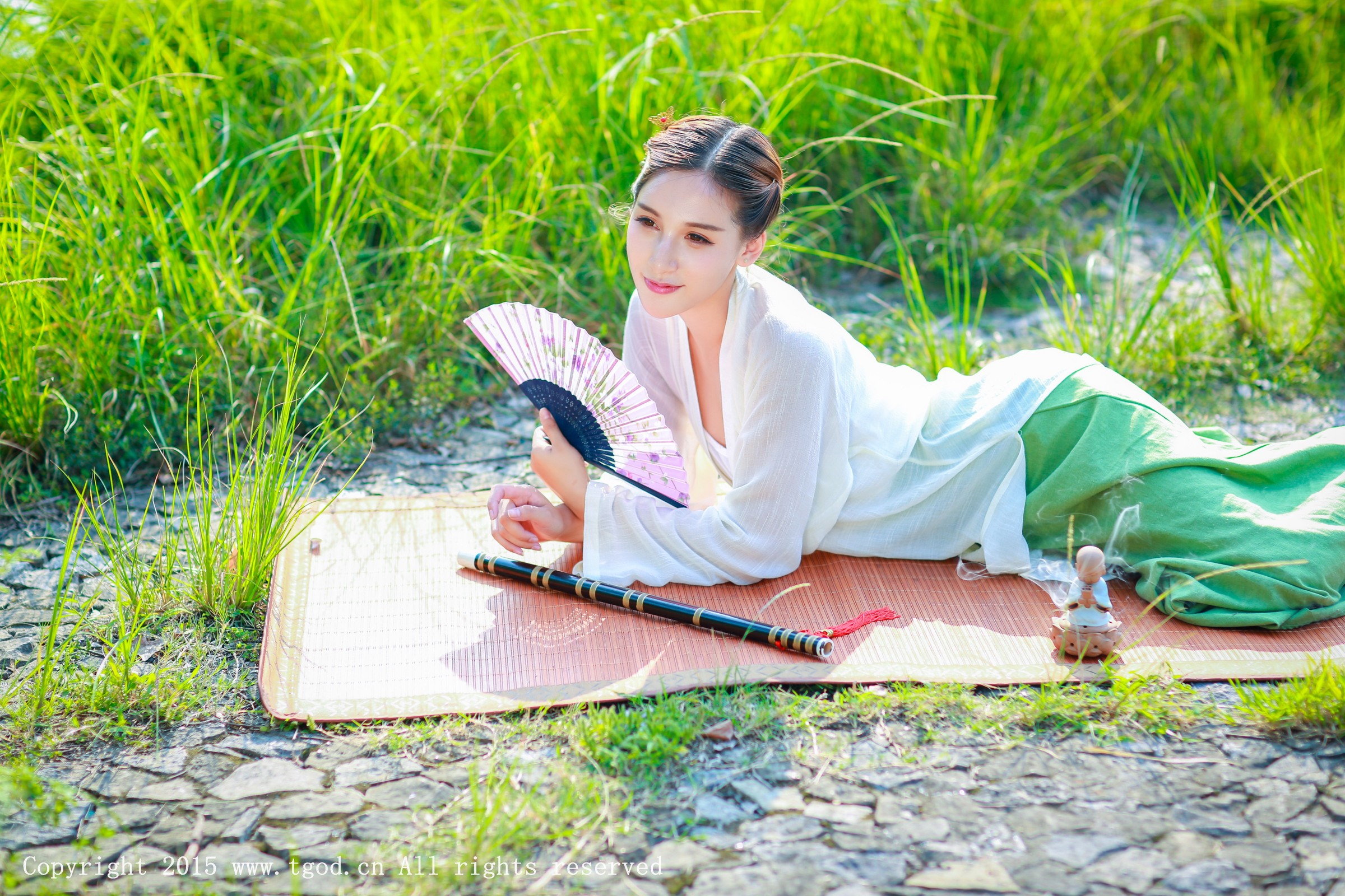 艾希Ice [TGOD推女神]高清写真图清新汉服之艾希女神 ~