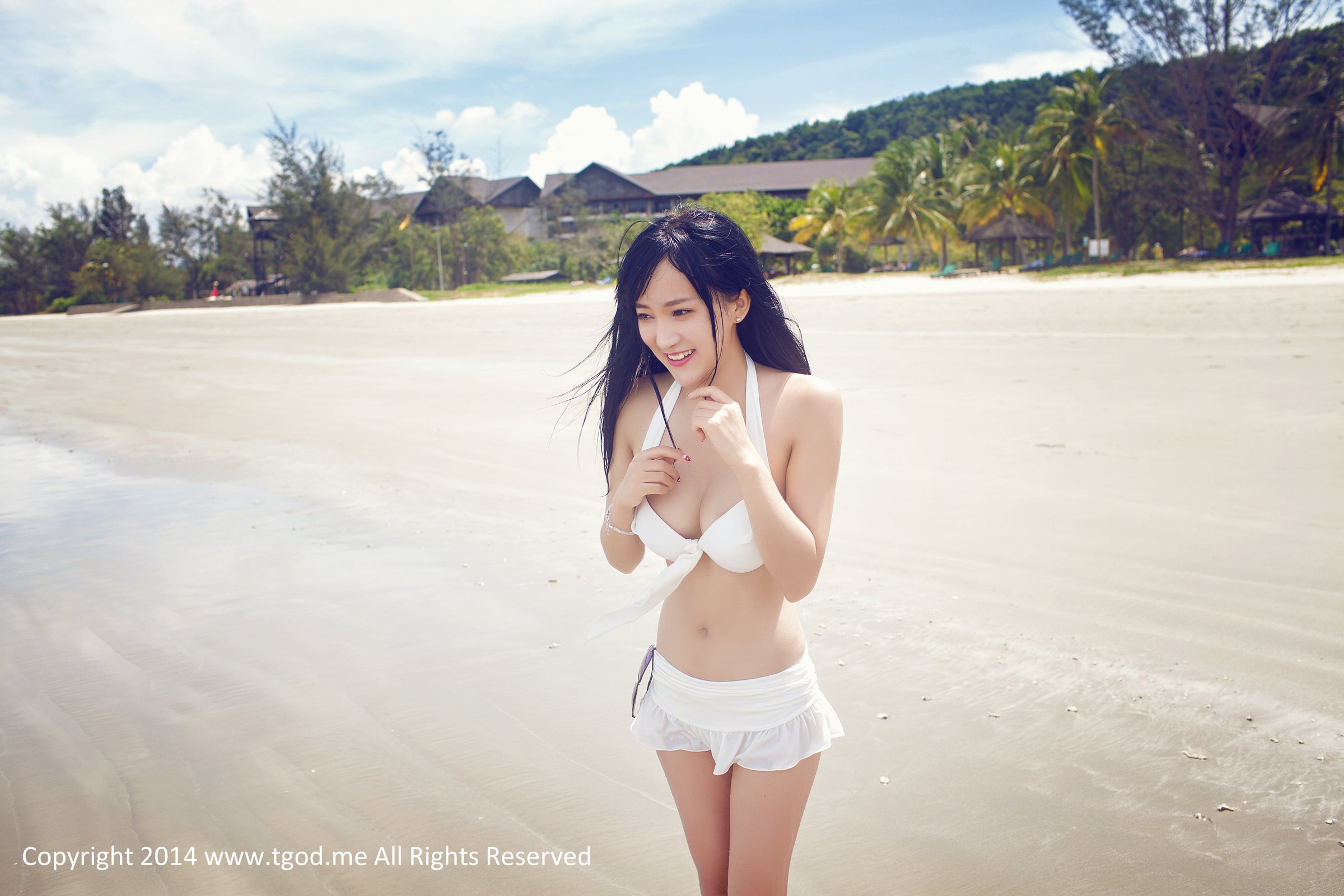 杨上萱 [TGOD推女神]高清写真图娇艳的玫瑰 沙巴系列～