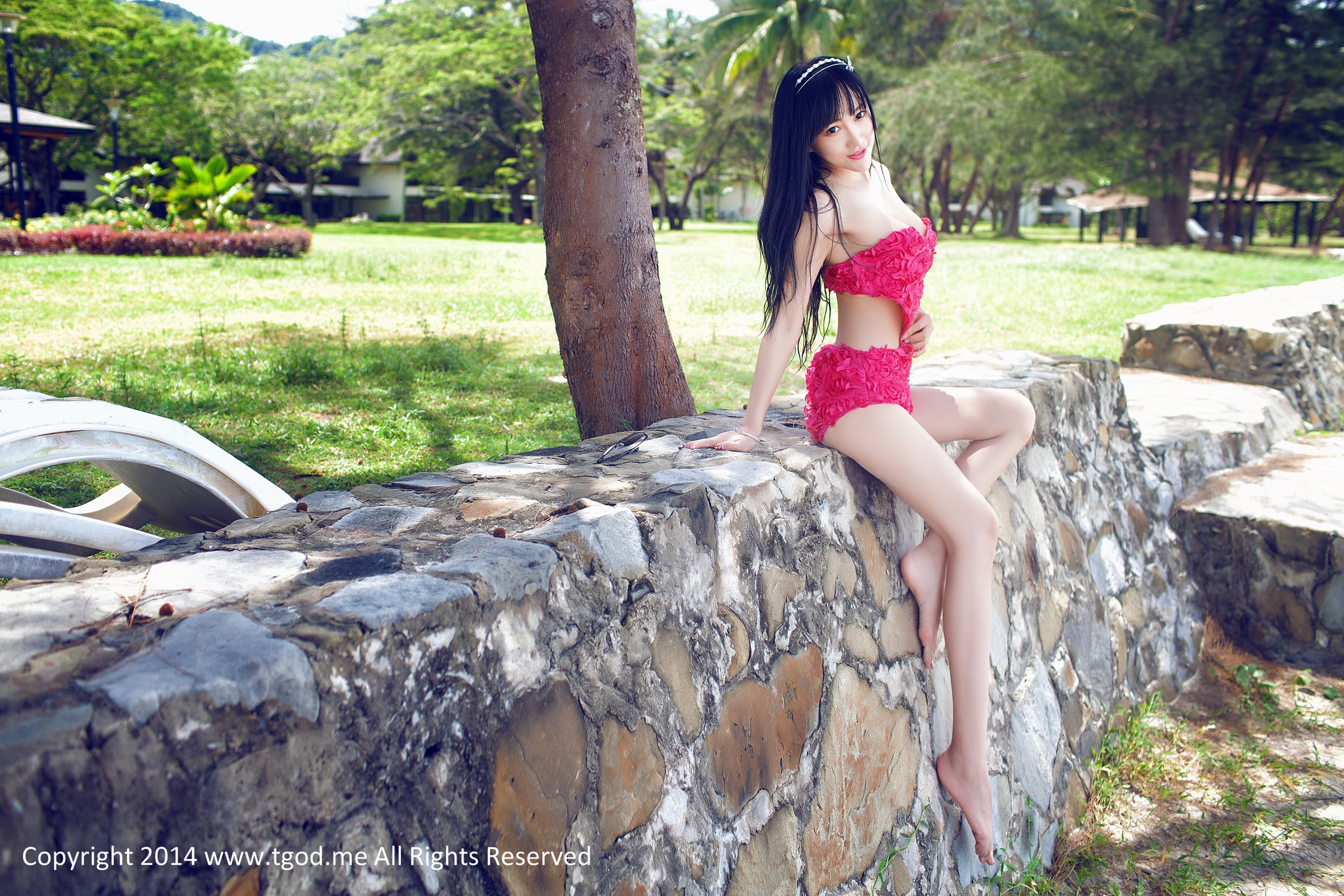 杨上萱 [TGOD推女神]高清写真图娇艳的玫瑰 沙巴系列～