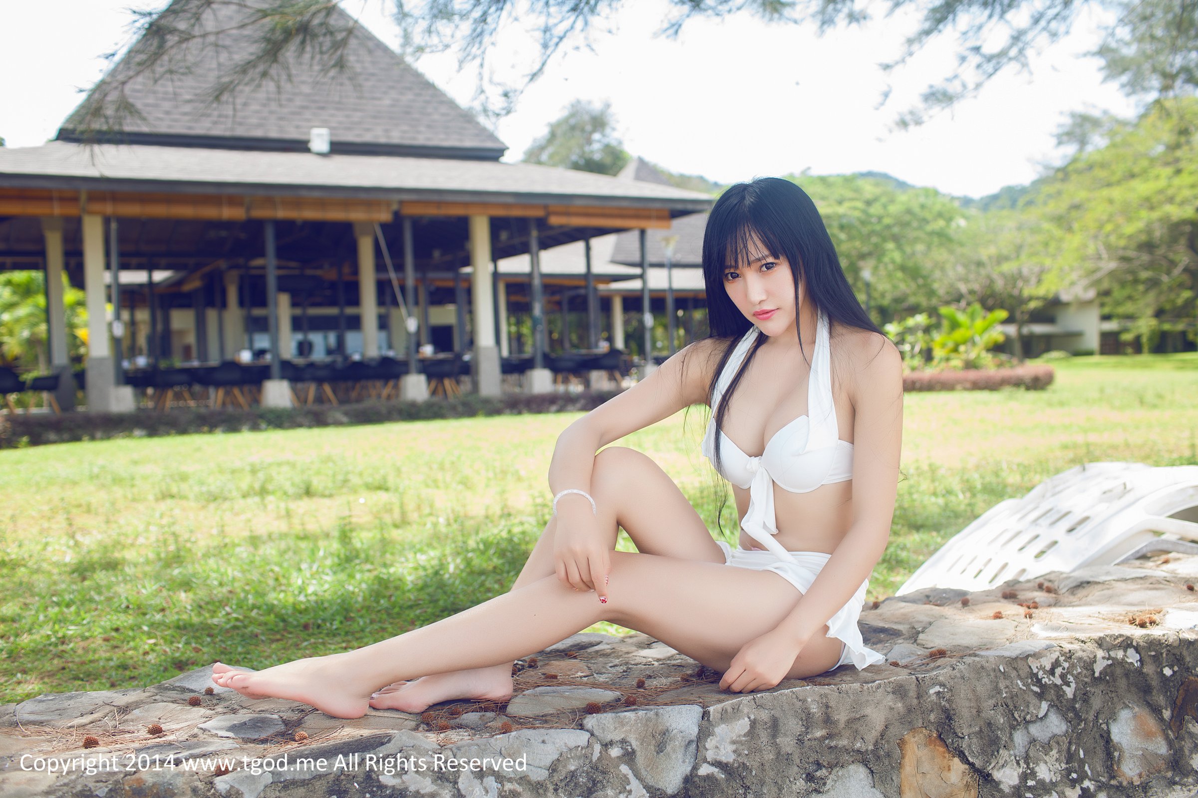 杨上萱 [TGOD推女神]高清写真图娇艳的玫瑰 沙巴系列～