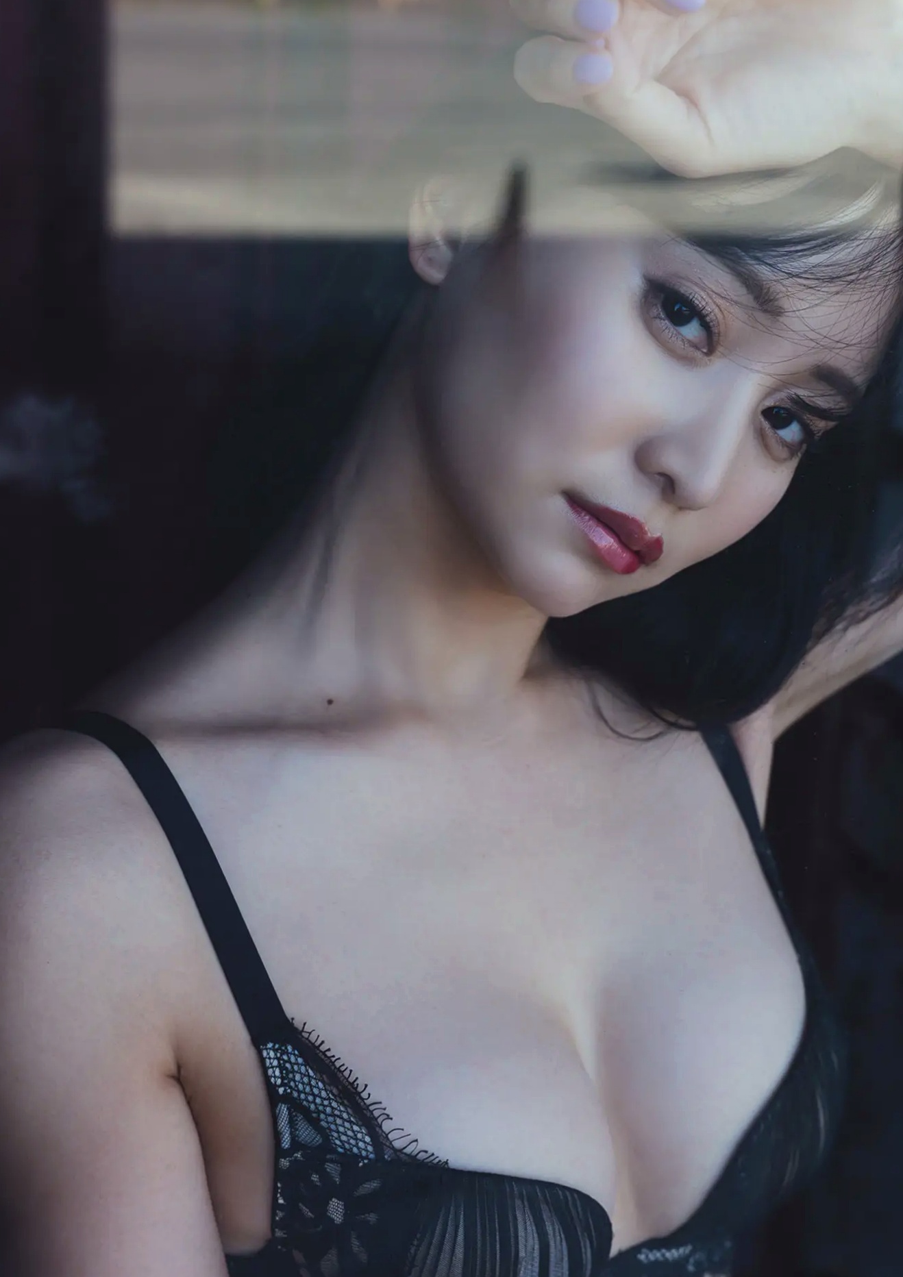 永尾まりや - 黄昏港湾性感写真 蕾丝内衣与黑丝诱惑私房大片 [73P]