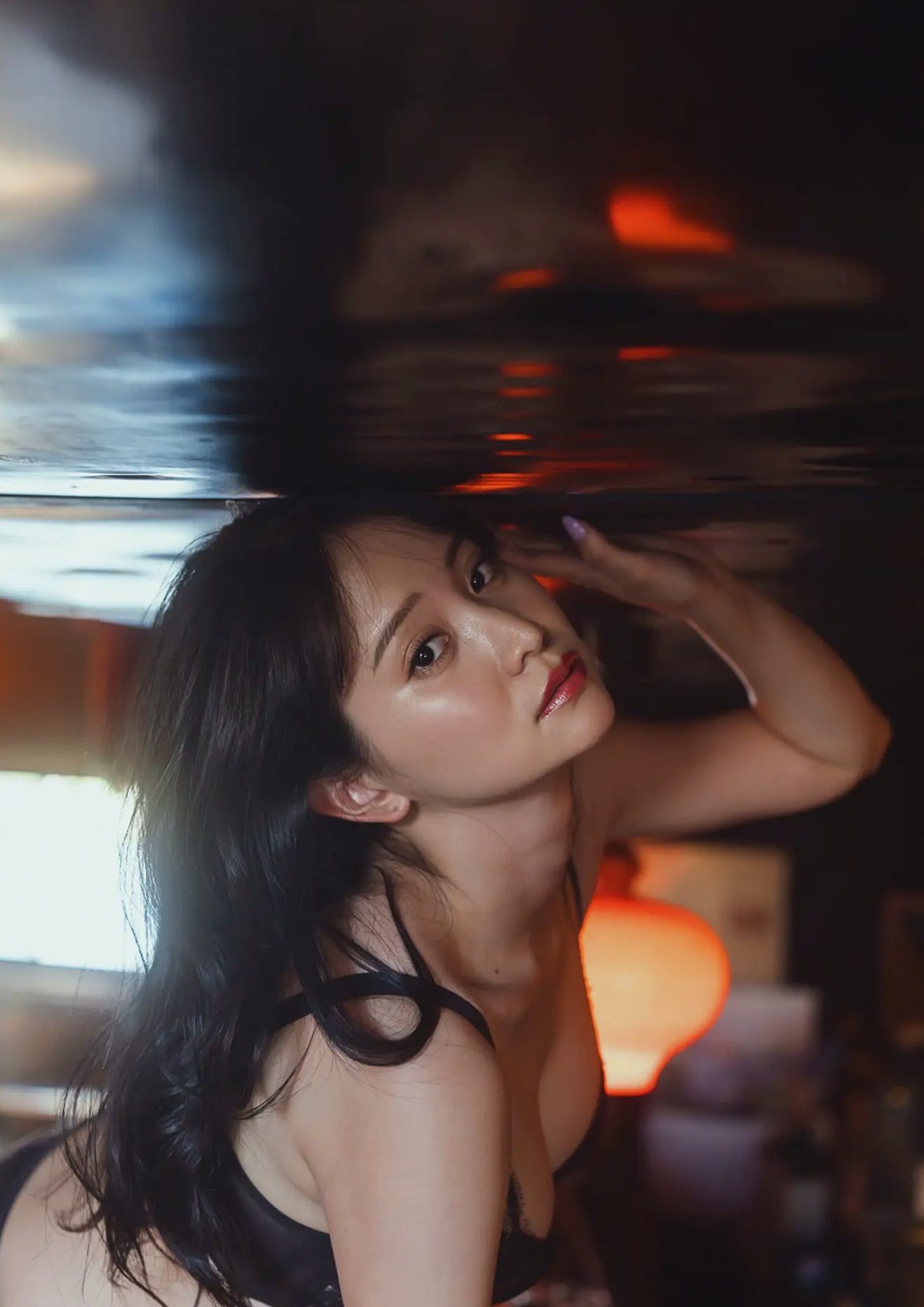 永尾まりや - 黄昏港湾性感写真 蕾丝内衣与黑丝诱惑私房大片 [73P]