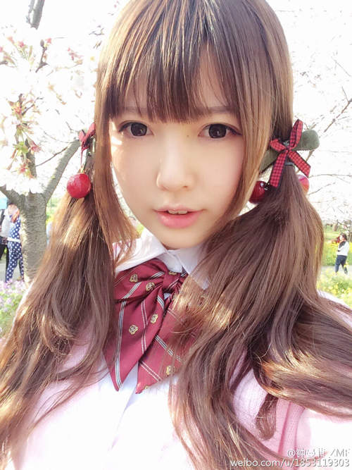 钟曼菲ZMF 双马尾正妹真是可爱