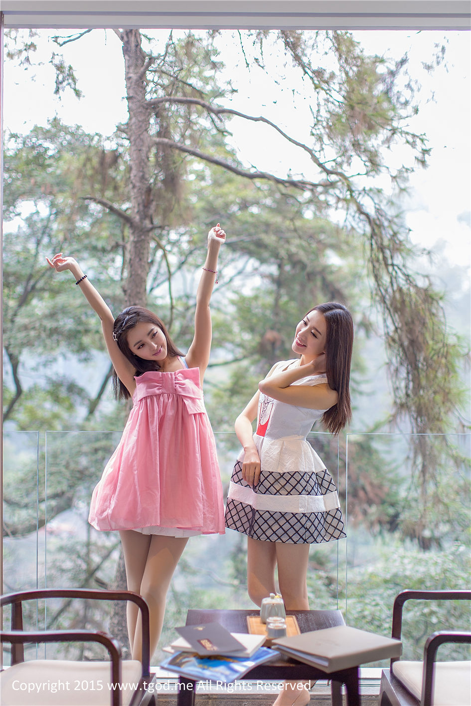 梁晶莹、李珂 [ GOD推女神]高清写真图女神驾到 武媚娘传奇 峨眉山红珠山温泉