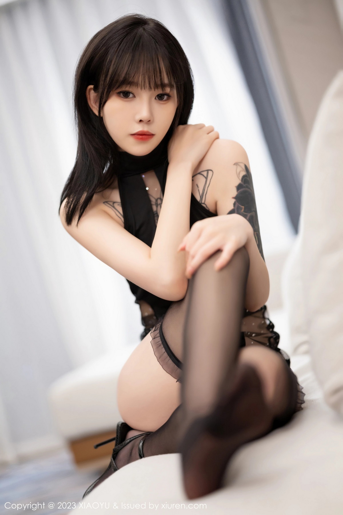 [XIAOYU]高清写真图 2023.08.28 VOL.1101 奶瓶. 黑丝美腿