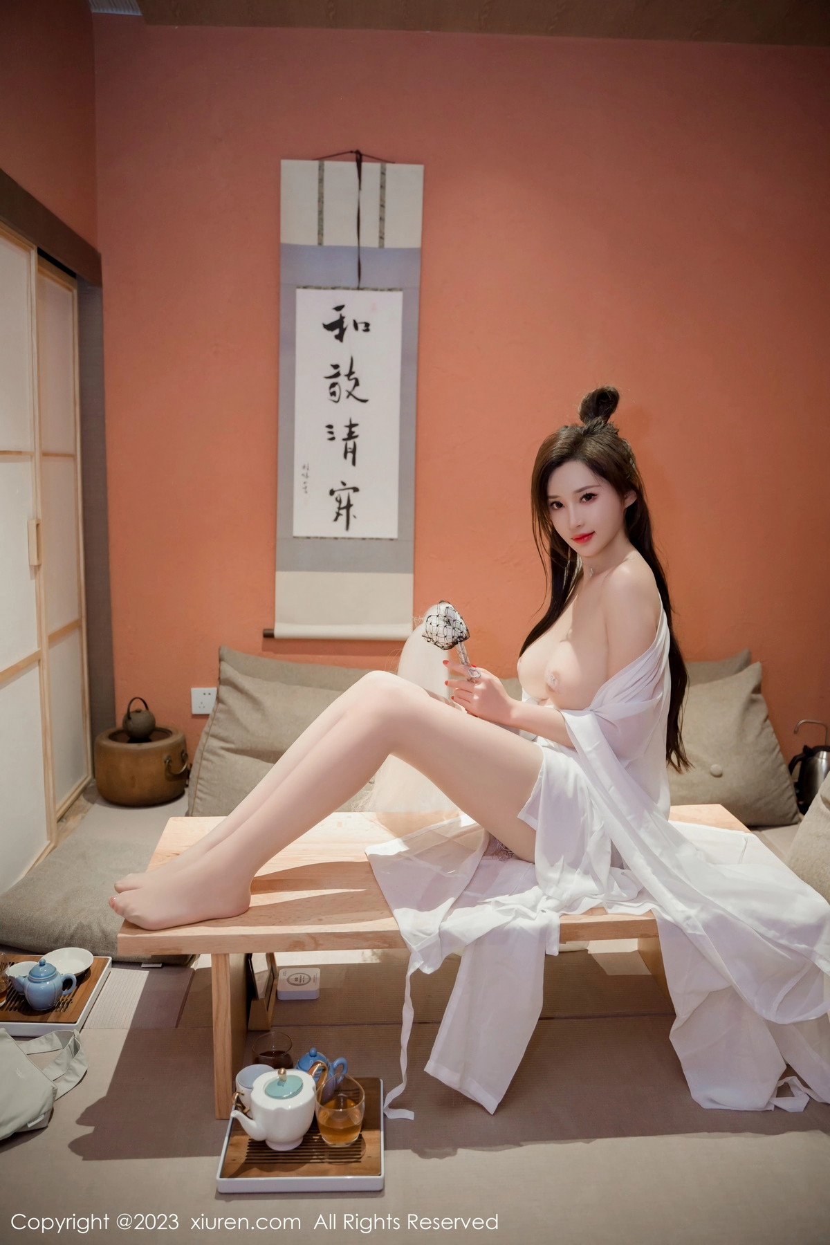 [XiuRen]高清写真图 2023.10.07 No.7466 Carol周妍希 仙姑美臀