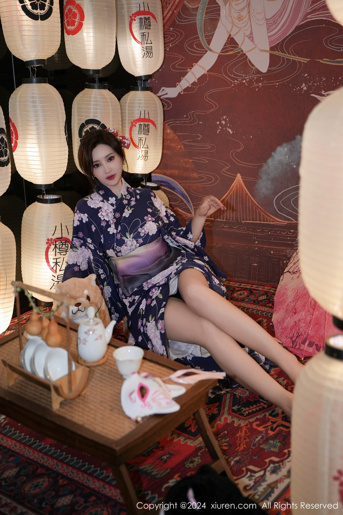 [XiuRen]高清写真图 2024.01.17 No.7975 Carol周妍希 和服美臀