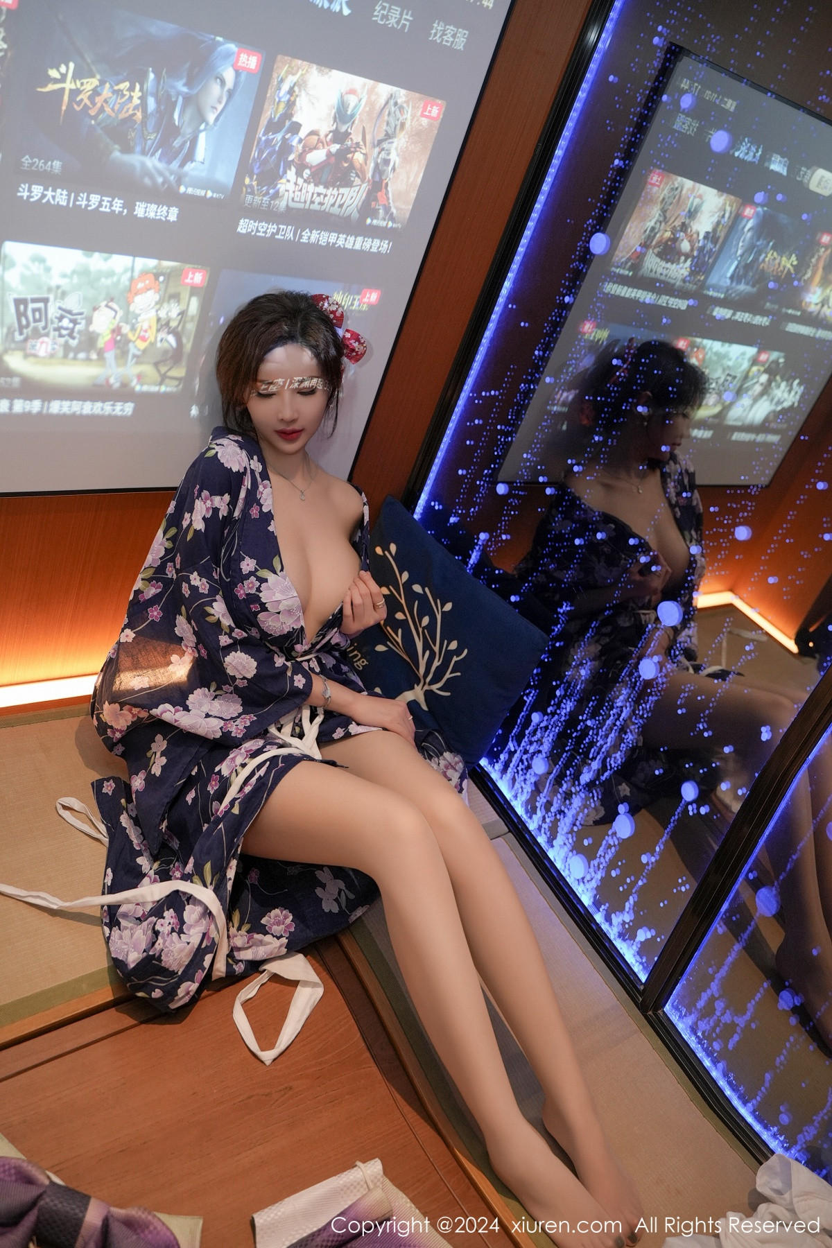 [XiuRen]高清写真图 2024.01.17 No.7975 Carol周妍希 和服美臀