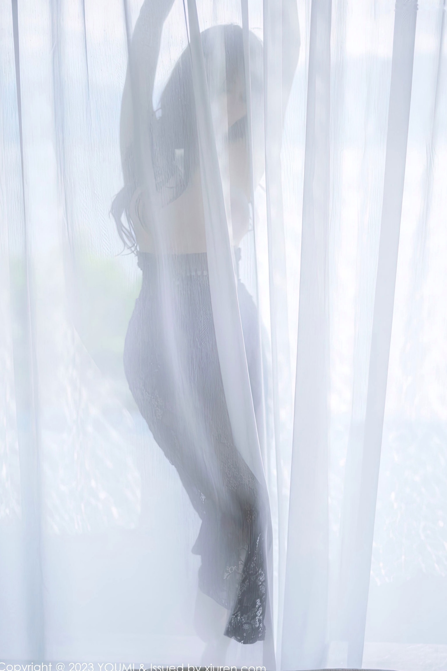 Gallery - YouMi尤蜜荟 - Chiness Model -887-周妍希：大理旅拍，黑色网纱连衣长裙，艺术私房写真，极致透视迷人曲线，唯美朦胧氛围感，高清无圣光系列尤蜜荟 - Chiness Model 私房照丝袜性感诱惑 周妍希女神私房照_秀色女神 - image 41