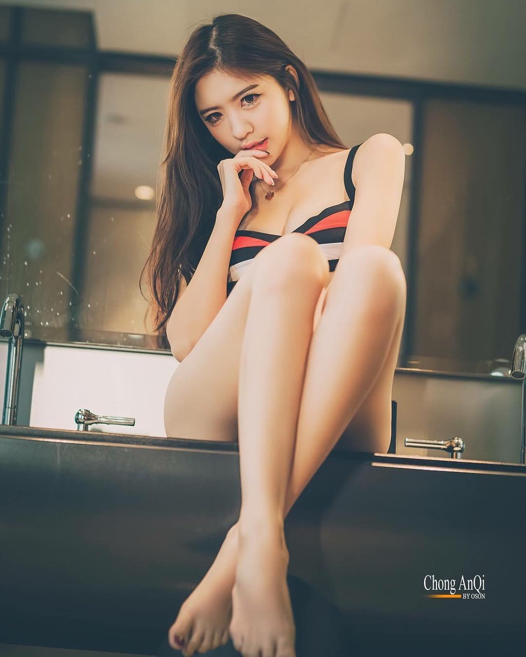 比基尼不要停！清新正妹「Chong Anqi」高颜值看不腻