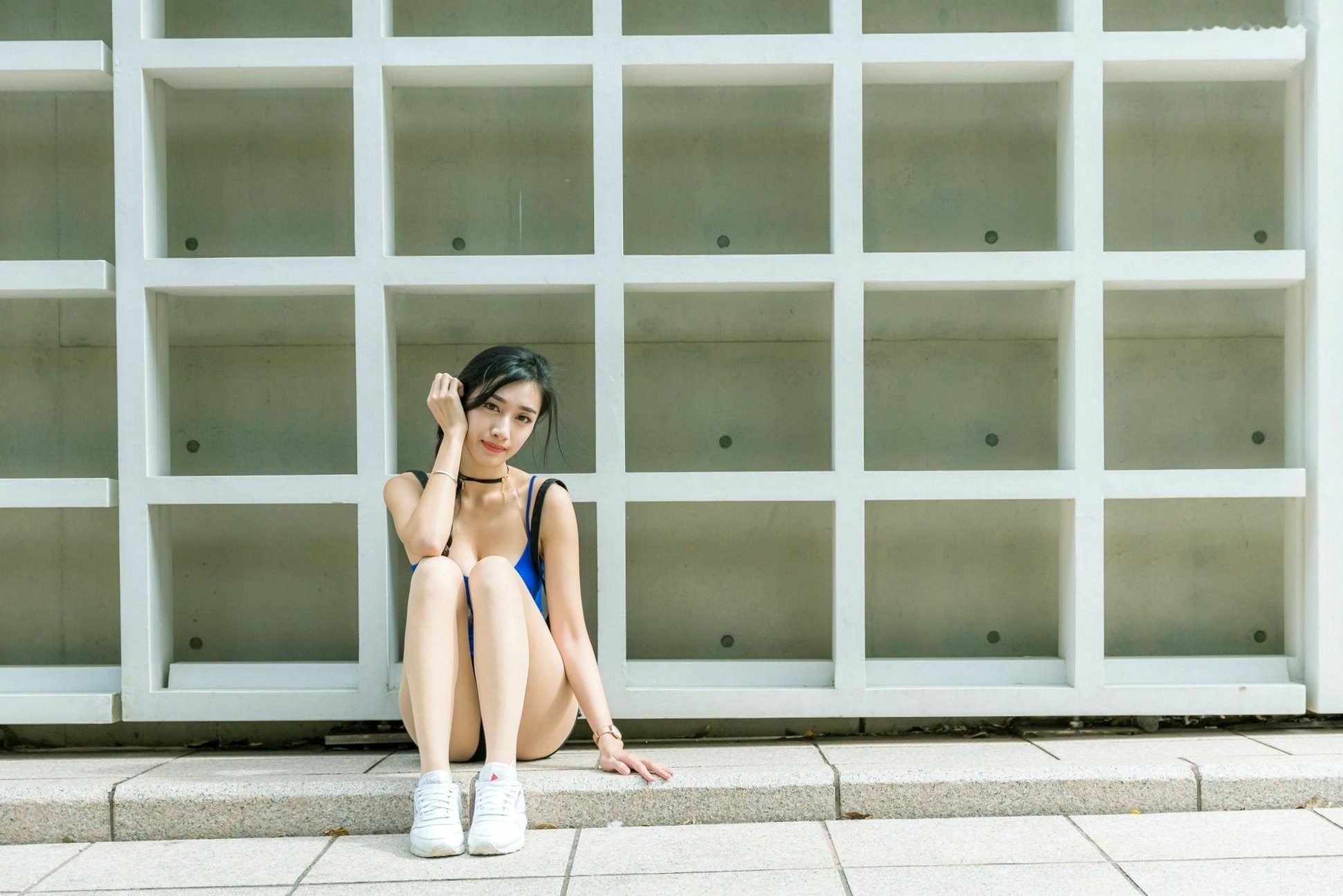 Gallery - 台湾正妹段璟乐：花博公园高清街拍写真，百变女神清纯与性感并存台湾街拍女神清新性感 段乐乐女神私房照_秀色女神 - image 21
