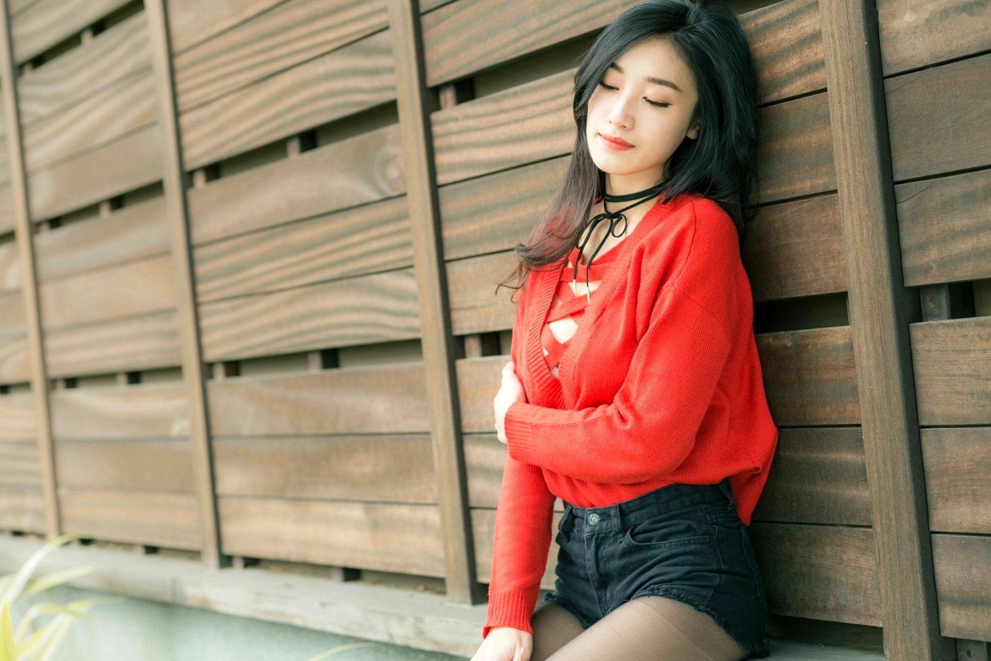 Gallery - 台湾正妹段璟乐：花博公园高清街拍写真，百变女神清纯与性感并存台湾街拍女神清新性感 段乐乐女神私房照_秀色女神 - image 29