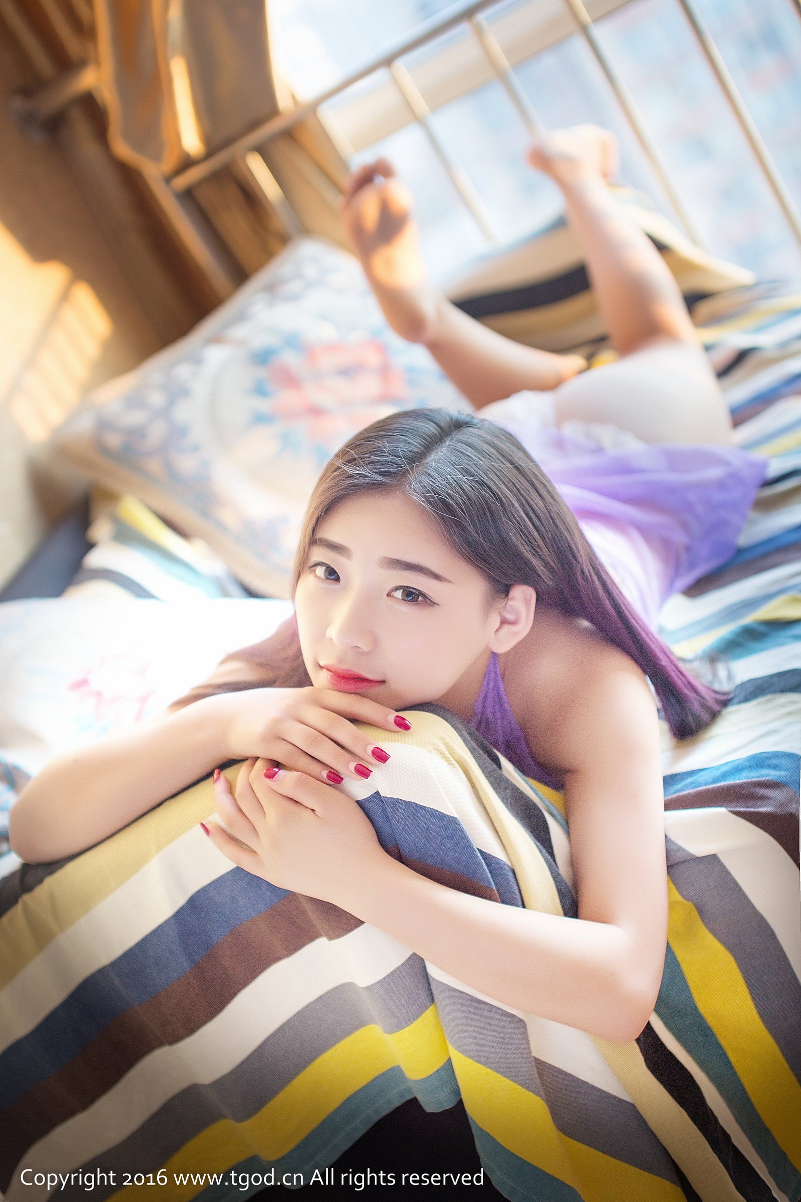 萌萌 [TGOD推女神]高清写真图甜美可人心型臀