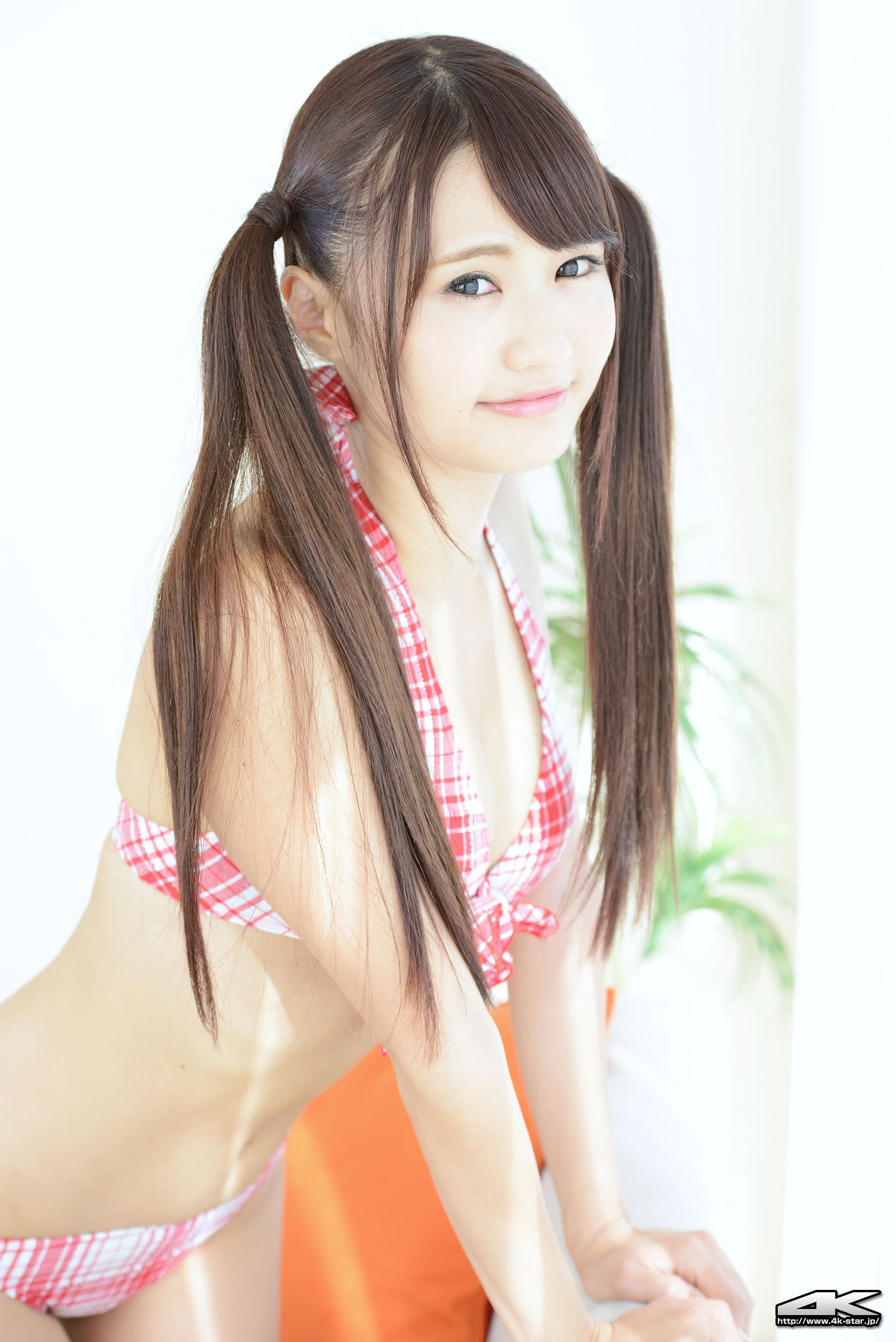 中村奏絵 [4K-STAR]高清写真图NO.00501 水着（チェック）