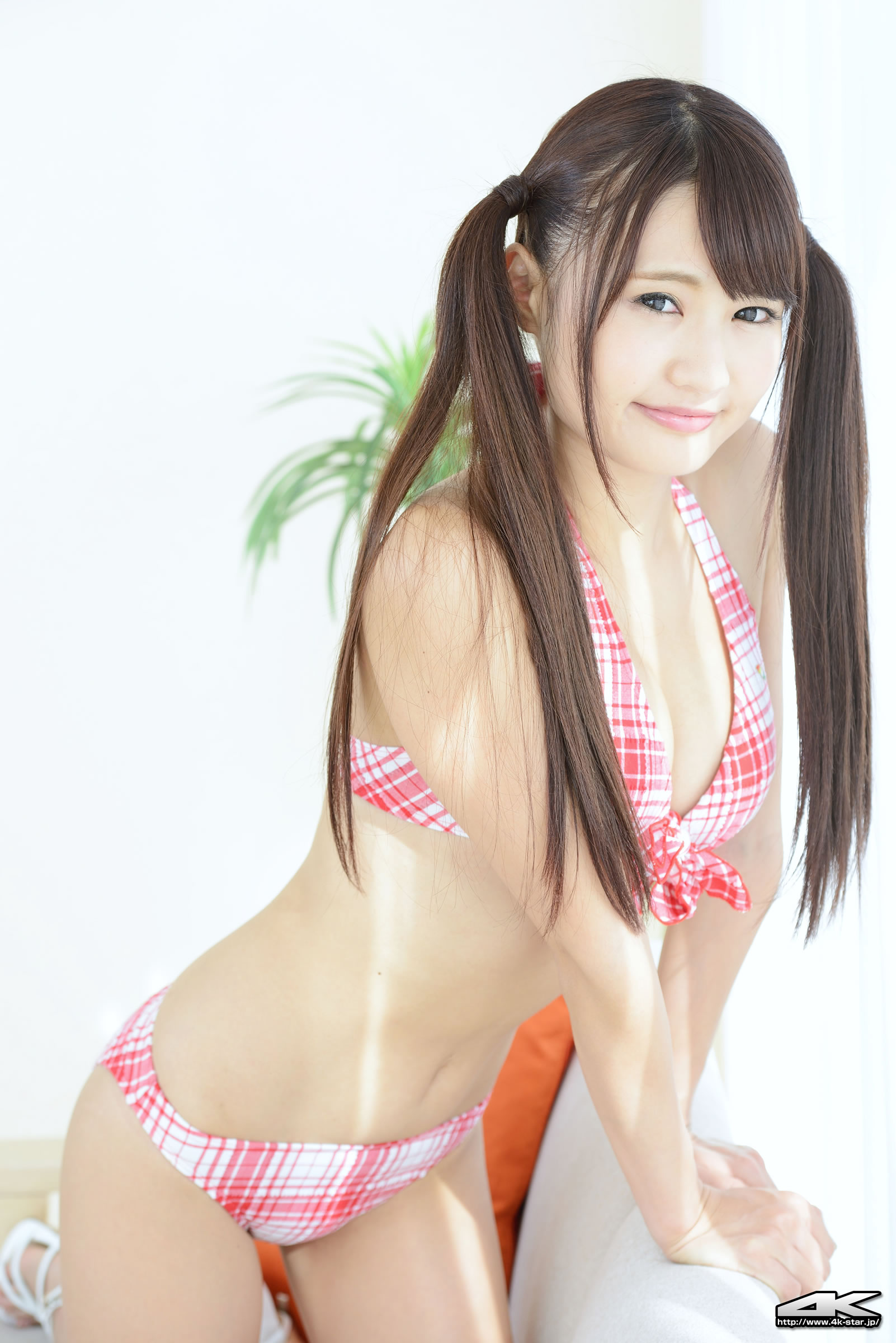 中村奏絵 [4K-STAR]高清写真图NO.00501 水着（チェック）