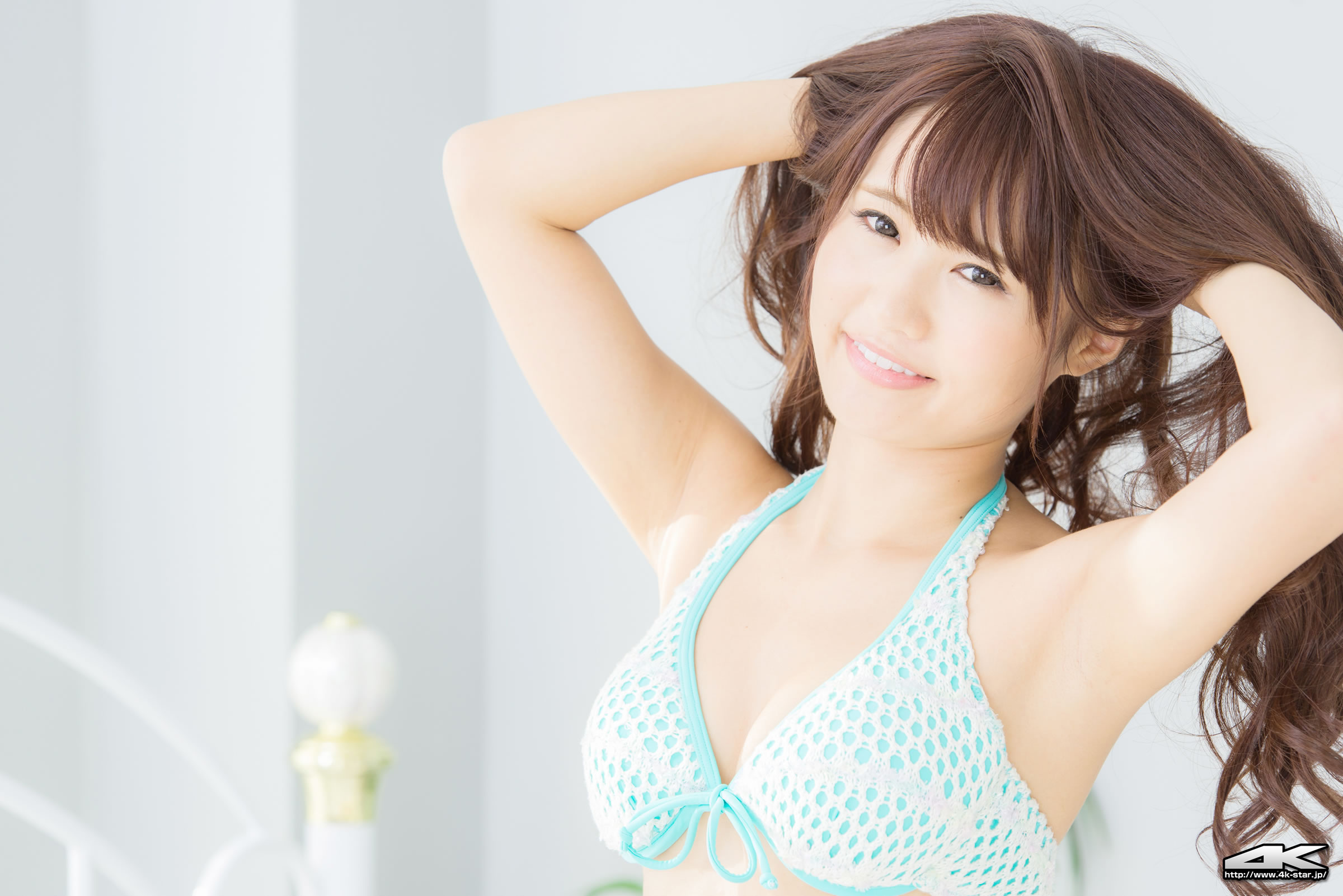 中村奏絵 [4K-STAR]高清写真图2016.03.21 N0.518 水着（水色）