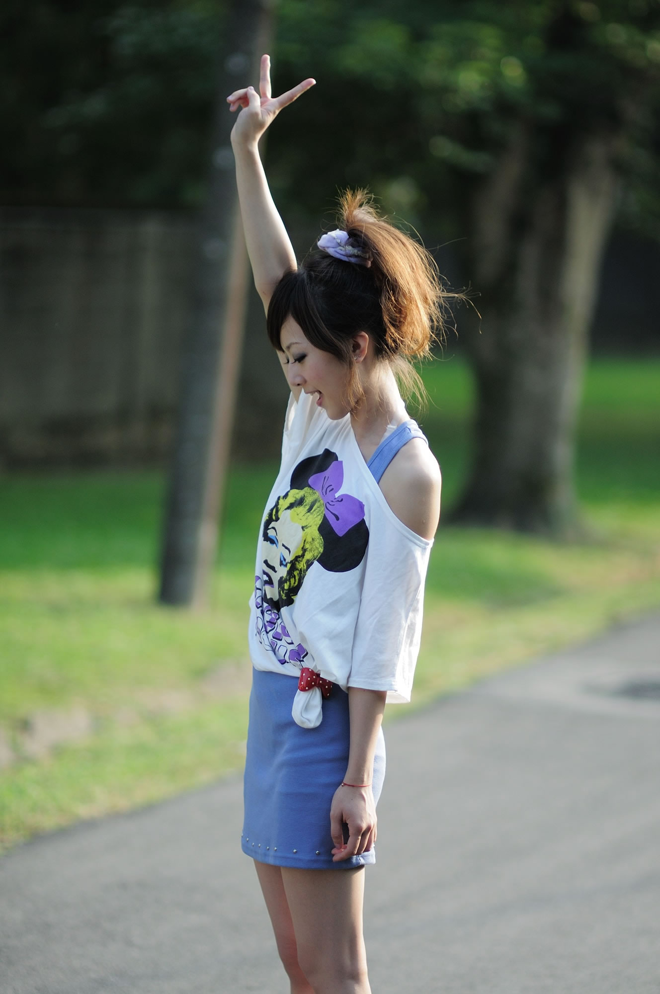 张凯洁 台湾清纯美女果子MM@陽明山美軍宿舍 (一）