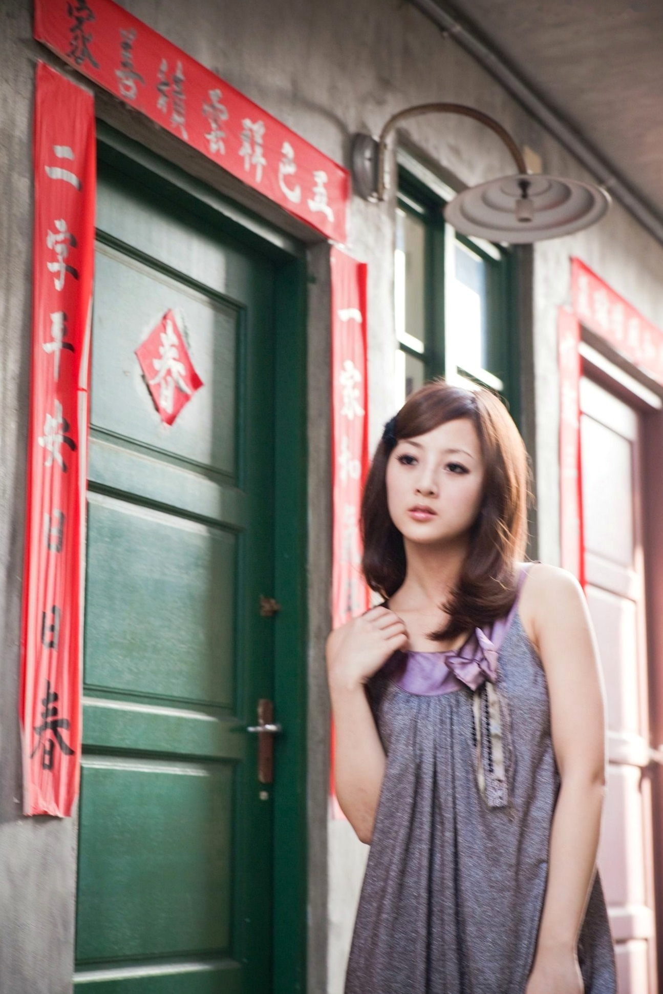 Gallery - 台湾美女张凯洁果子MM四四南村大安森林公园清新外拍写真，治愈系自然风街拍台湾清新治愈系户外街拍 张凯洁女神私房照_秀色女神 - image 46