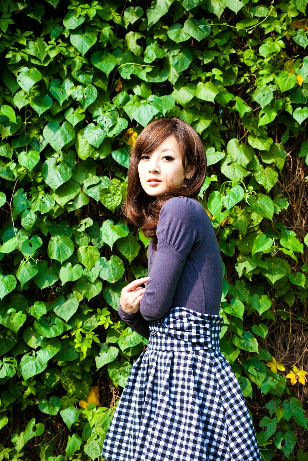 Gallery - 台湾美女张凯洁果子MM四四南村大安森林公园清新外拍写真，治愈系自然风街拍台湾清新治愈系户外街拍 张凯洁女神私房照_秀色女神 - image 50