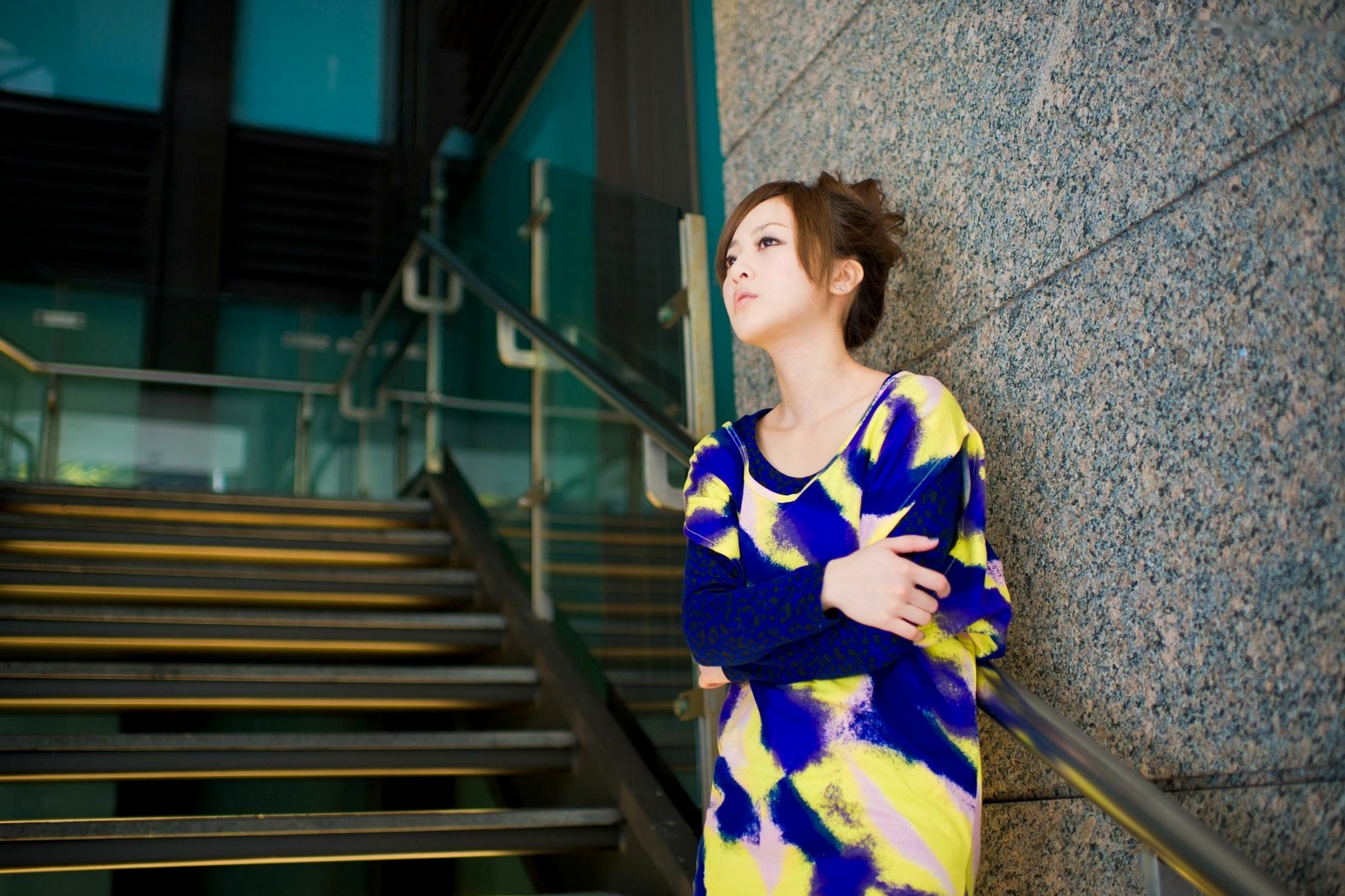 Gallery - 台湾正妹张允霏《城市漫游》户外甜美写真，清新少女优雅漫步都市街头台湾清新治愈系户外女神 张凯洁女神私房照_秀色女神 - image 19