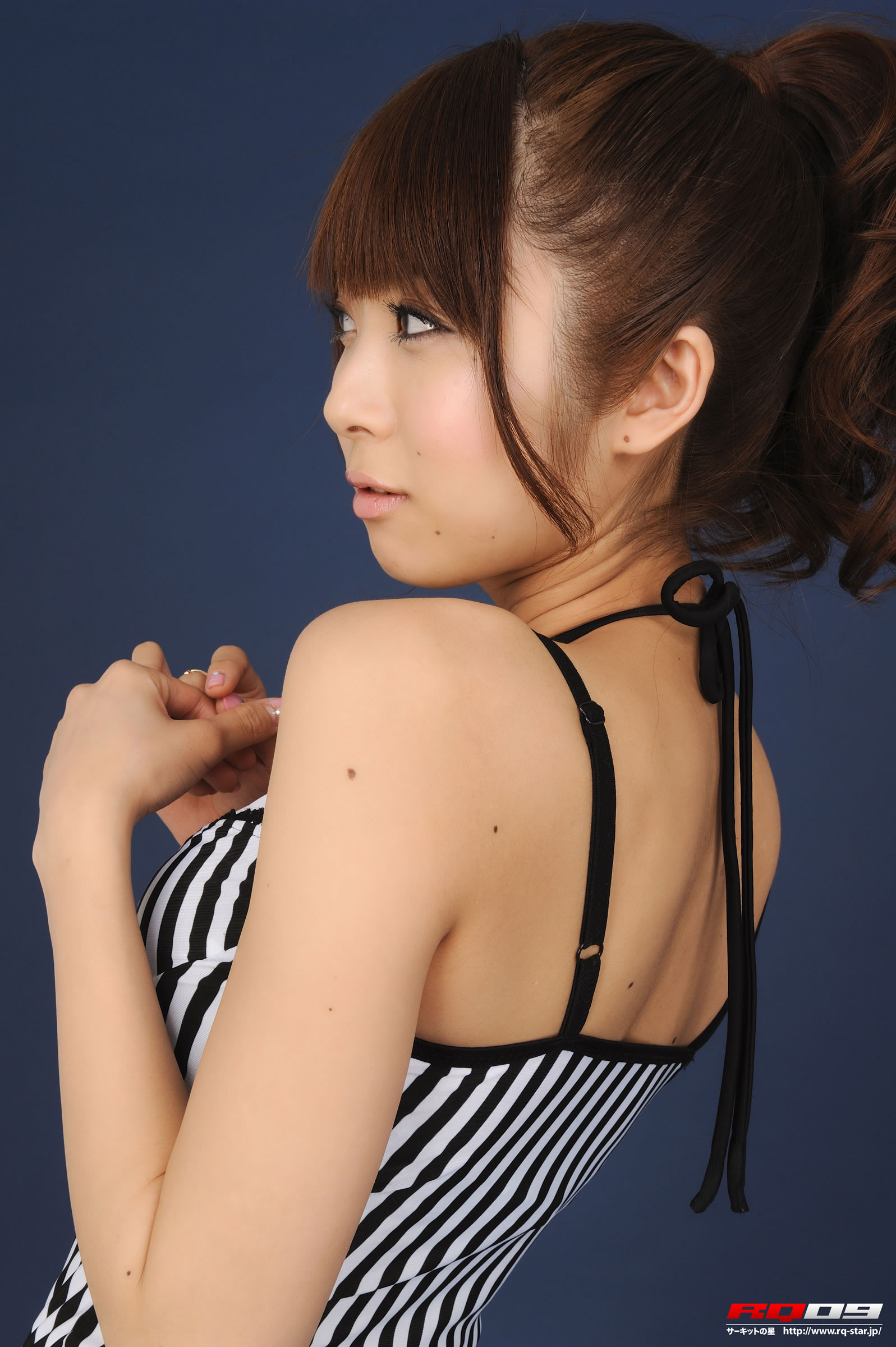 我妻早央(我妻さおり) [RQ-STAR]高清写真图NO.00134 Swim Suits – Black x White
