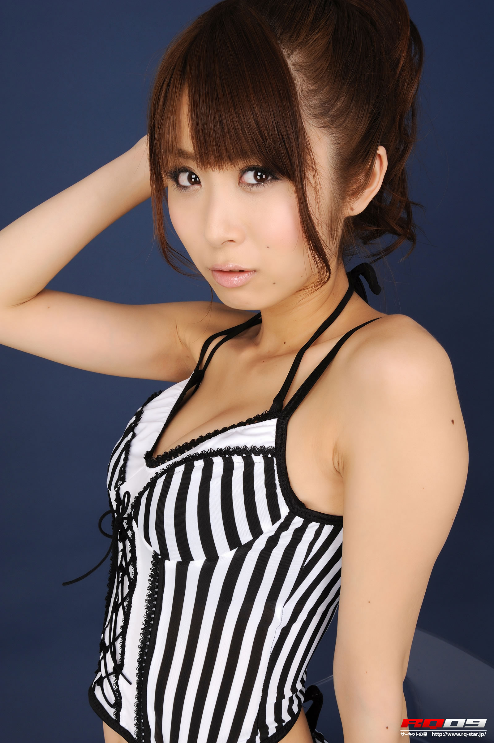 我妻早央(我妻さおり) [RQ-STAR]高清写真图NO.00134 Swim Suits – Black x White