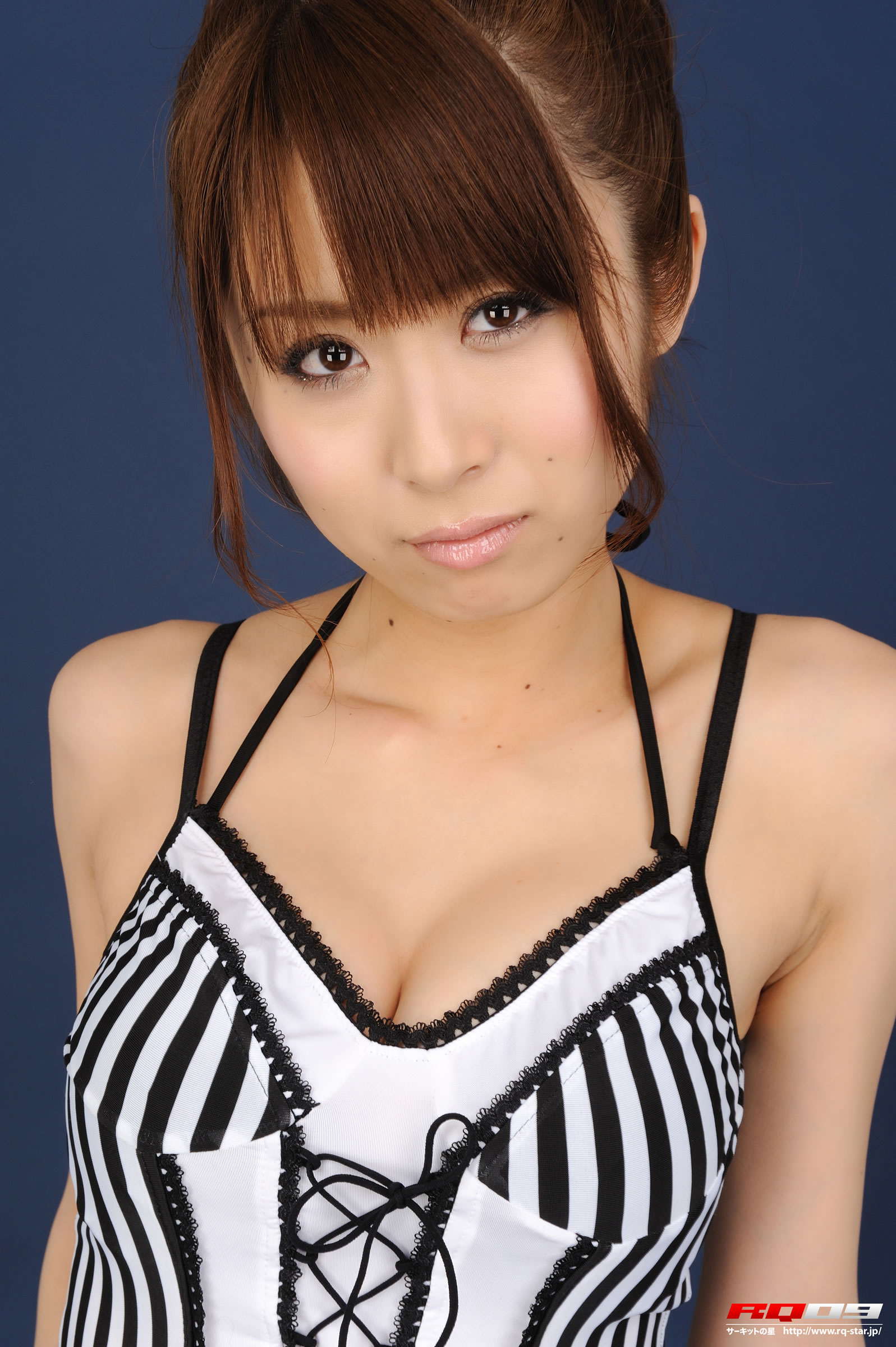 我妻早央(我妻さおり) [RQ-STAR]高清写真图NO.00134 Swim Suits – Black x White