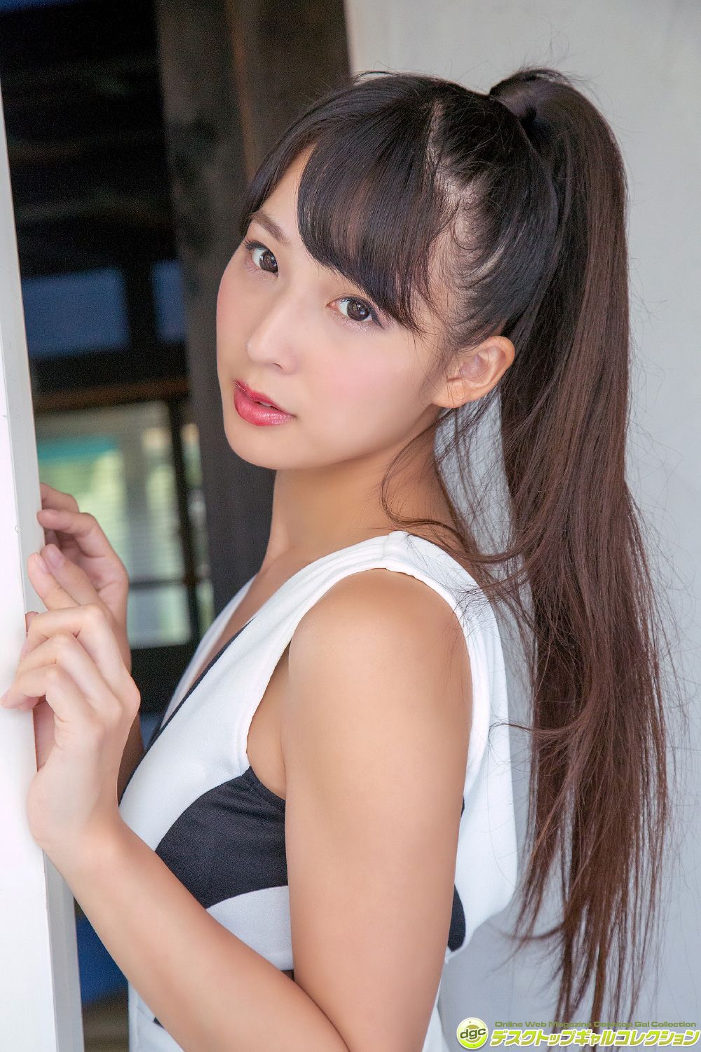 川崎あや [DGC]高清写真图No.1347 ウエストのクビレ54cm!魅惑のボディ!