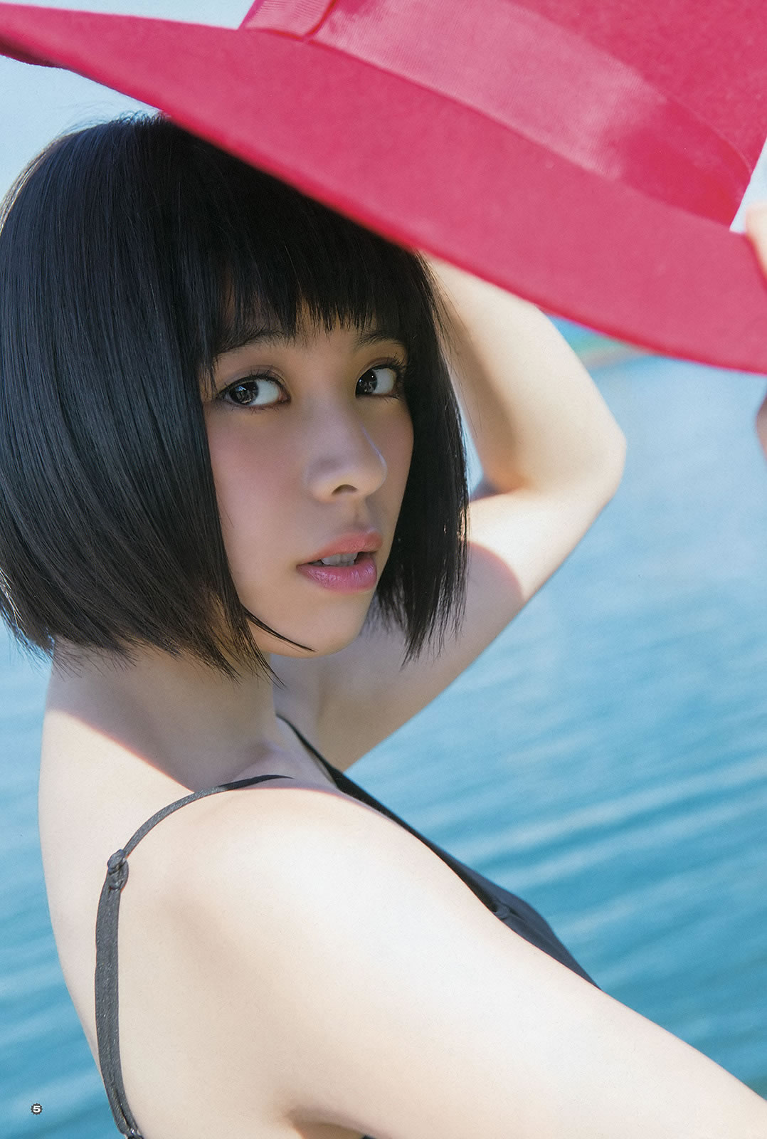 [Young Gangan]高清写真图2015 No.16-17 田中美麗 寺田御子 水谷果穗 譜久村聖 他 [39P]高清写真图