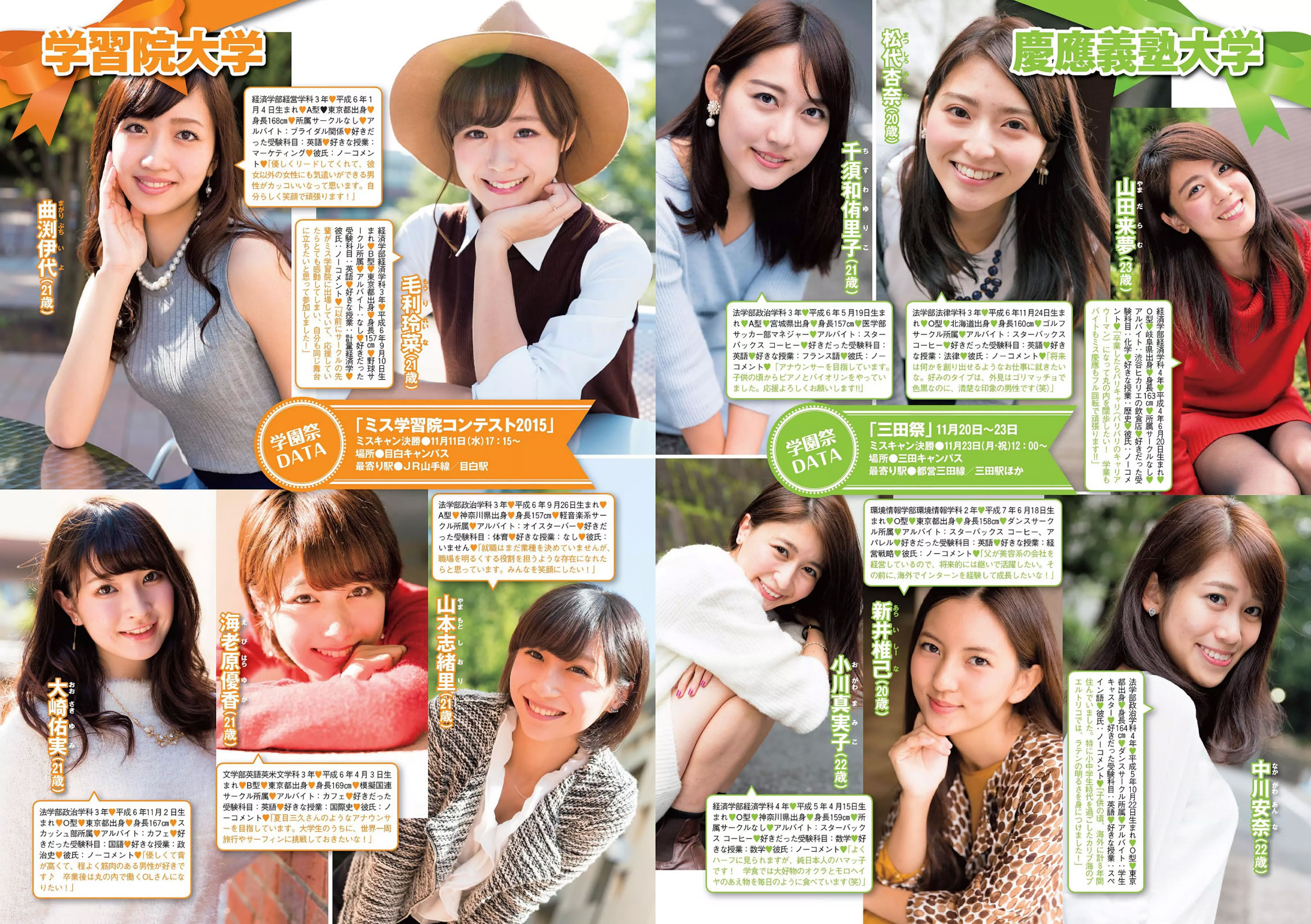 [Weekly Playboy]高清写真图2015 No.46-47 筧美和子 浅川梨奈 藤原令子 兒玉遥 坂口佳穂 林美佐 阿部乃みく