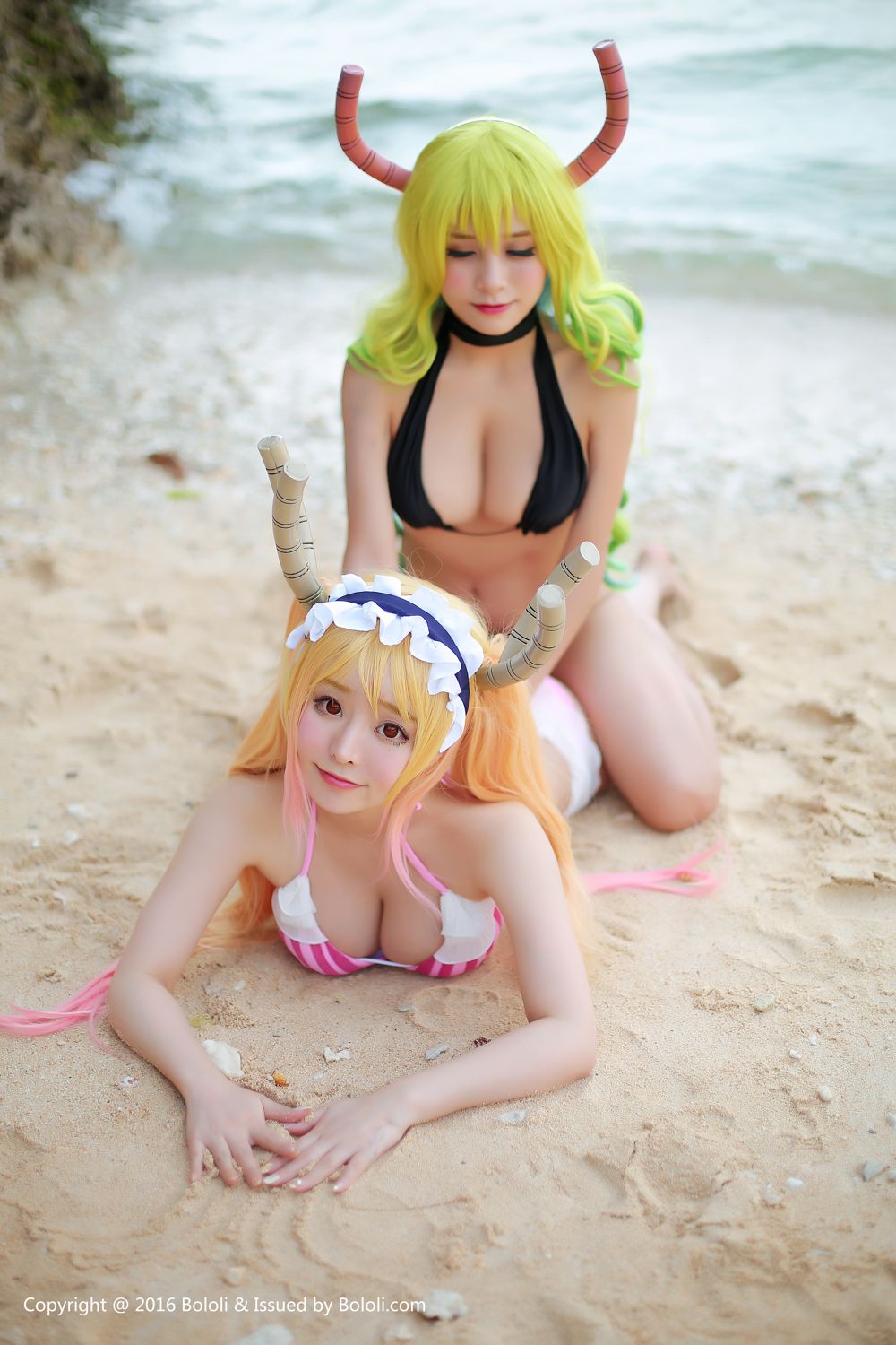 柳侑绮&夏美酱- [BoLoli波萝社新刊]高清写真图 BOL.052 妹抖龙比基尼