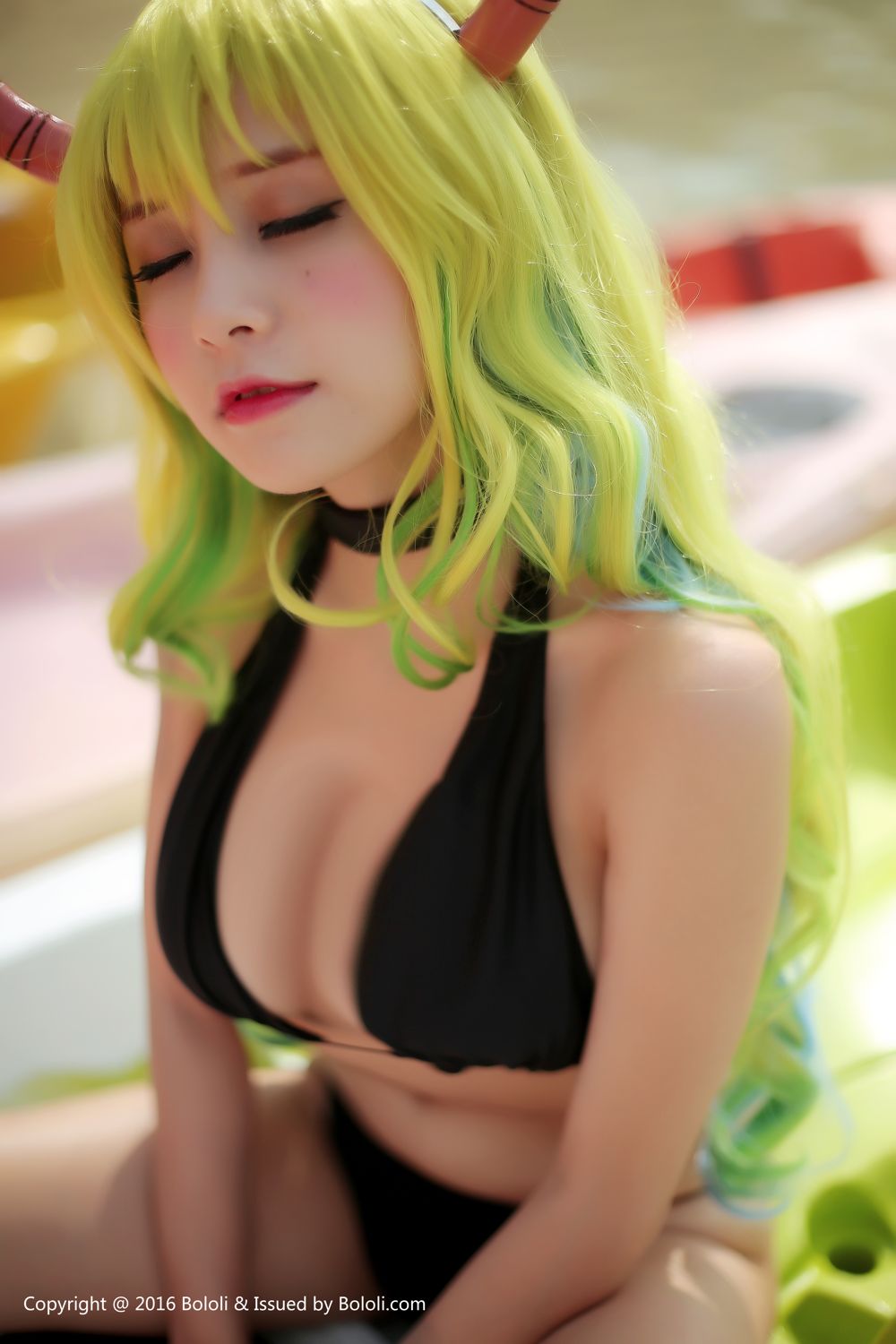 柳侑绮&夏美酱- [BoLoli波萝社新刊]高清写真图 BOL.052 妹抖龙比基尼