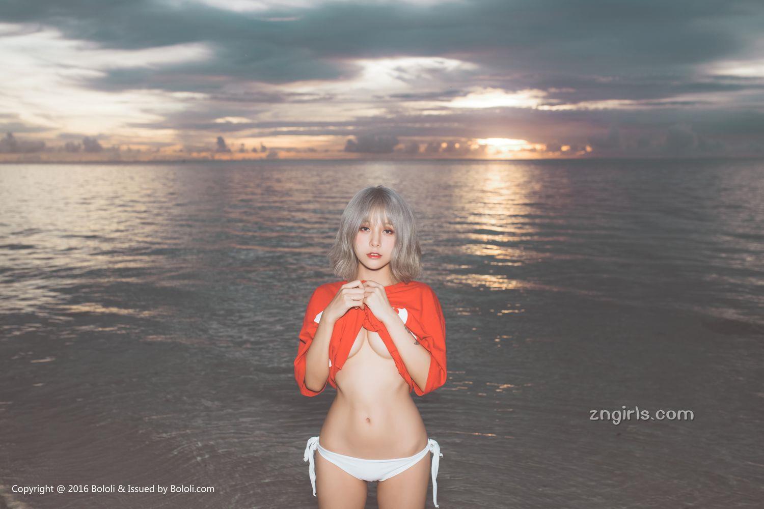 夏美酱- [BoLoli波萝社新刊]高清写真图 BOL.123 夏美的海边风情